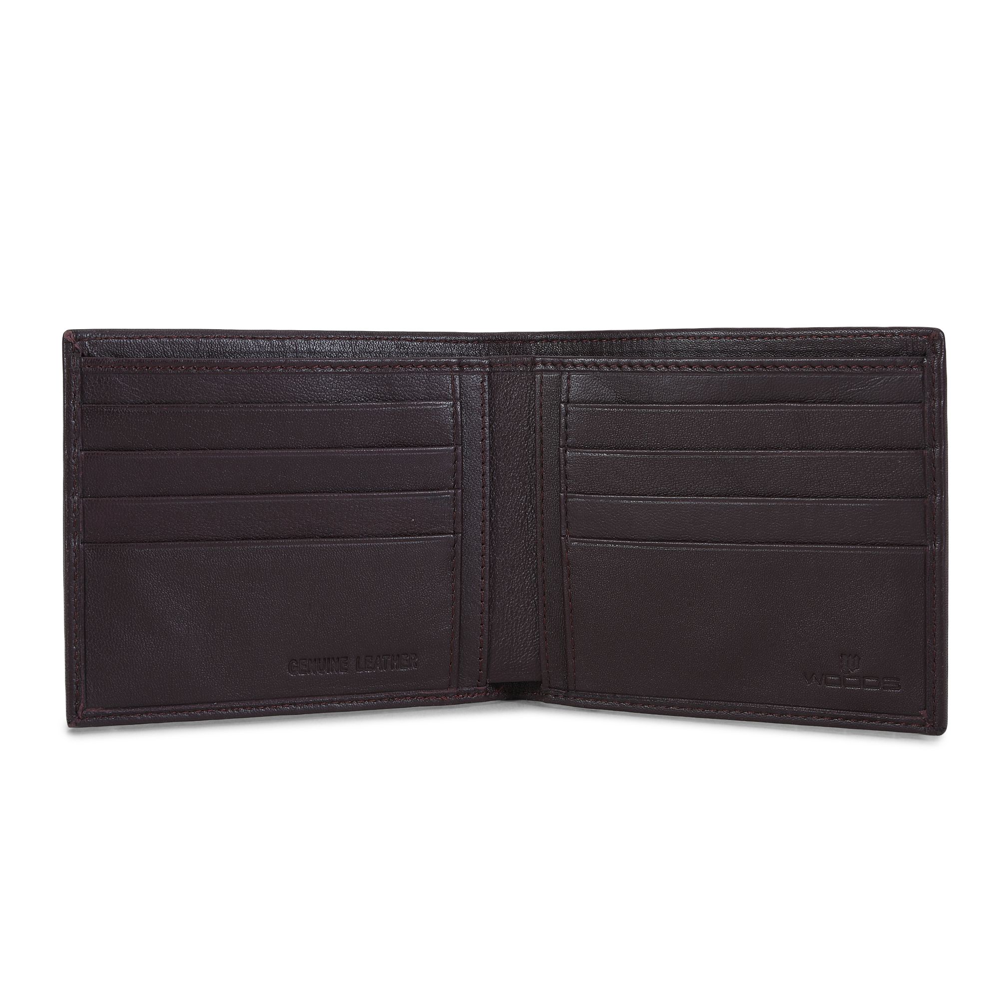 Maroon leather wallet