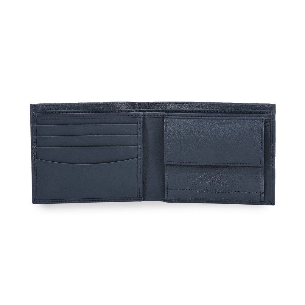 BLUE Leather Wallet For Men
