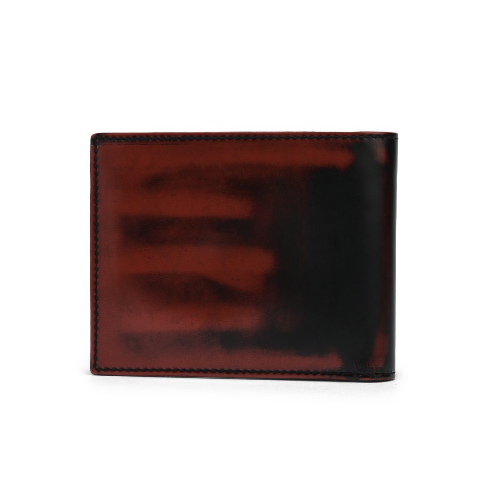 RED/BLACK Leather Wallet for Men
