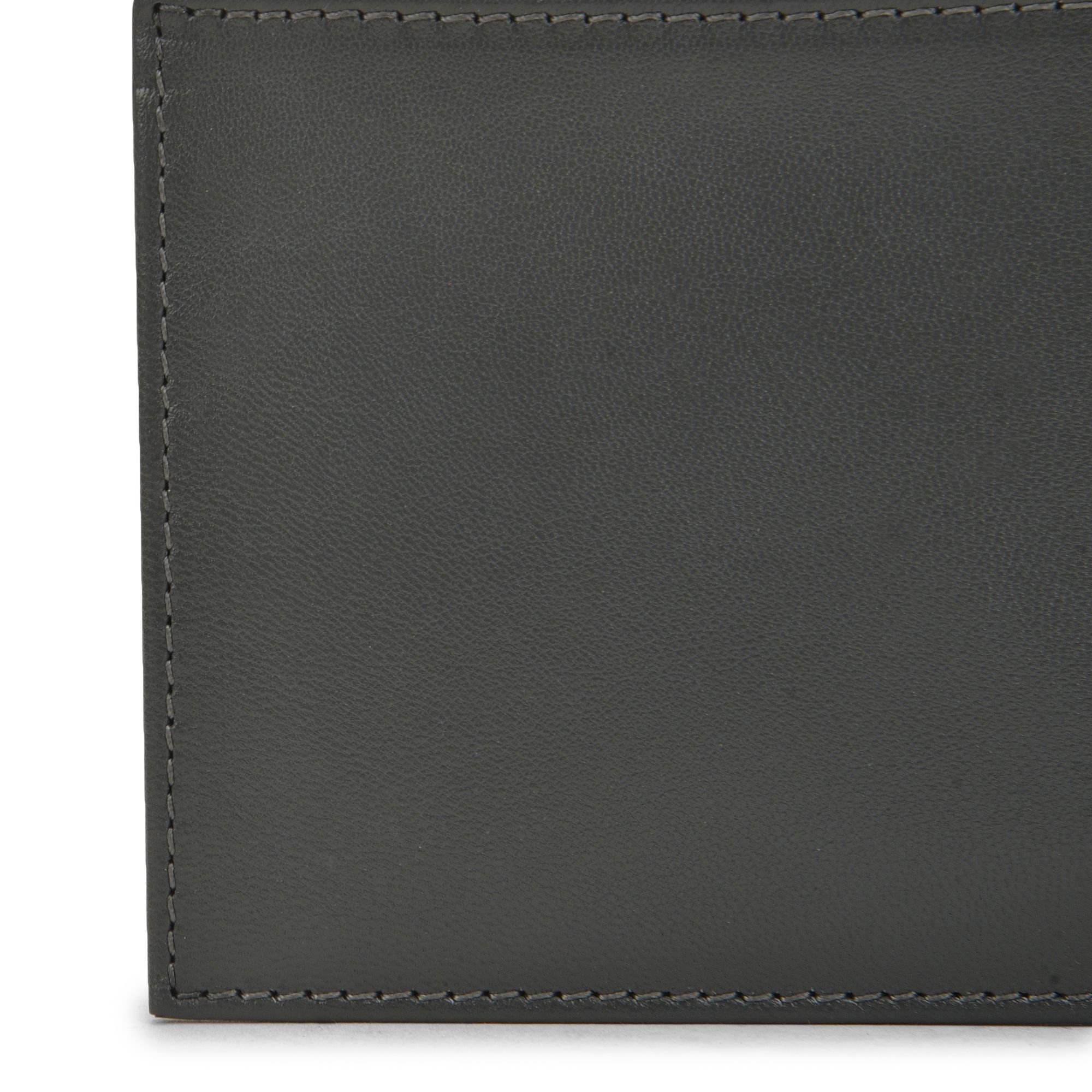 Grey bifold wallet for men