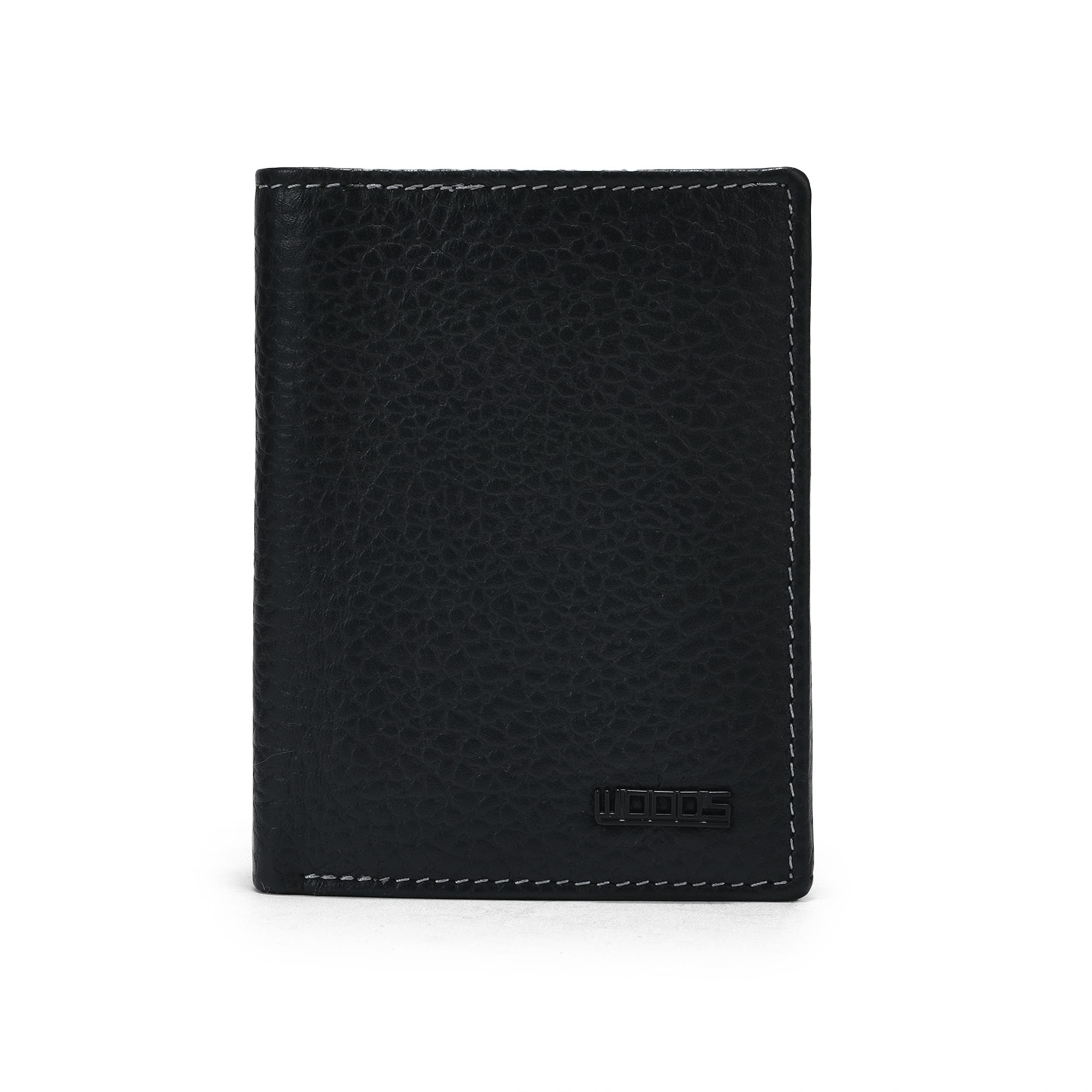 Black Bifold Leather Wallet for Men