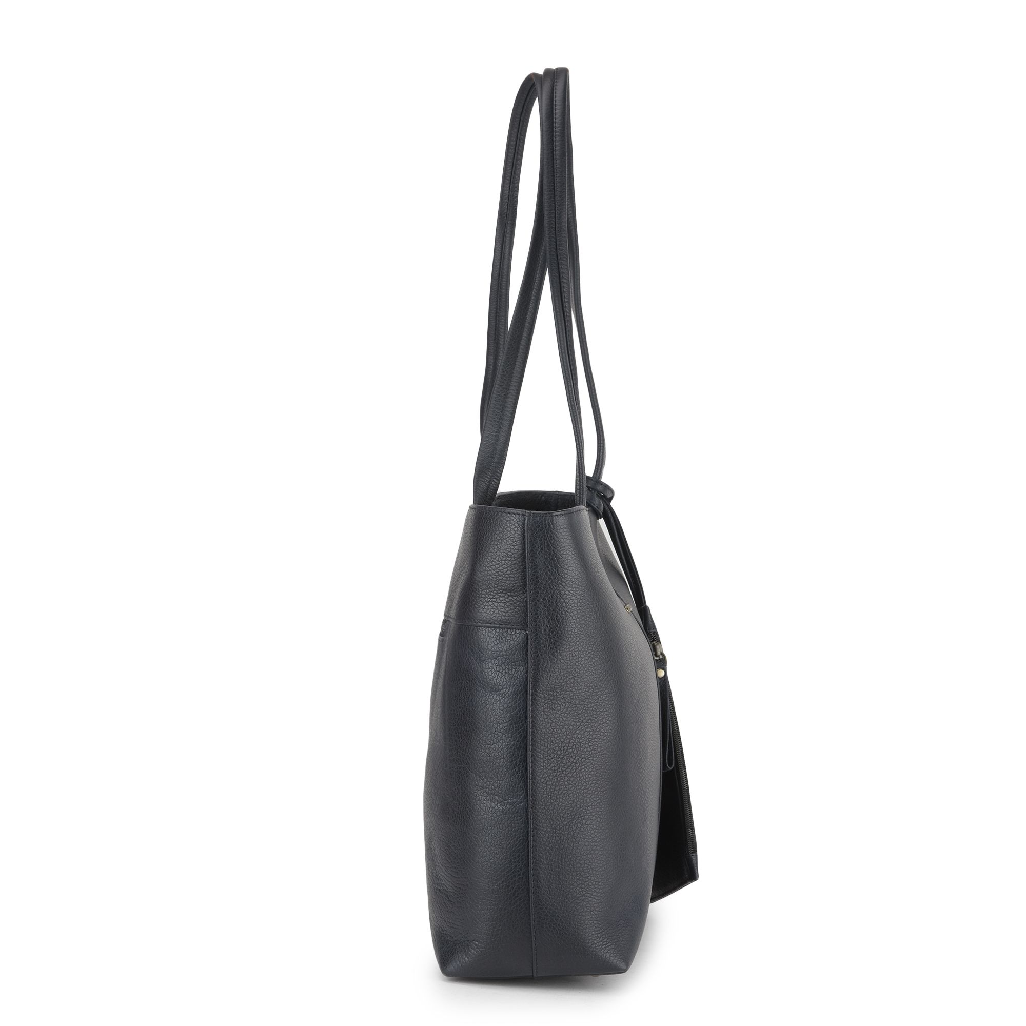 Black tote bag for women