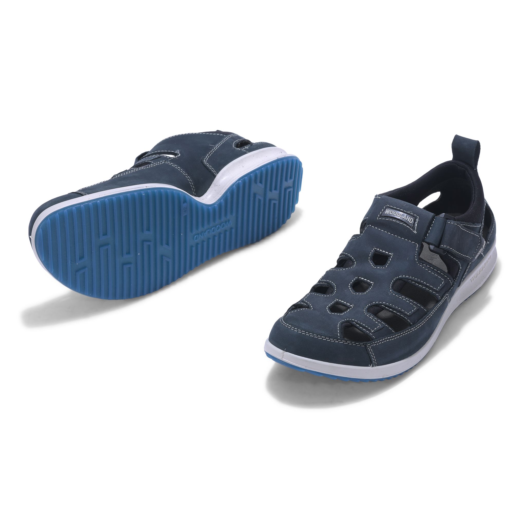 Woodland dnavy 4 comfort floaters new arrivals