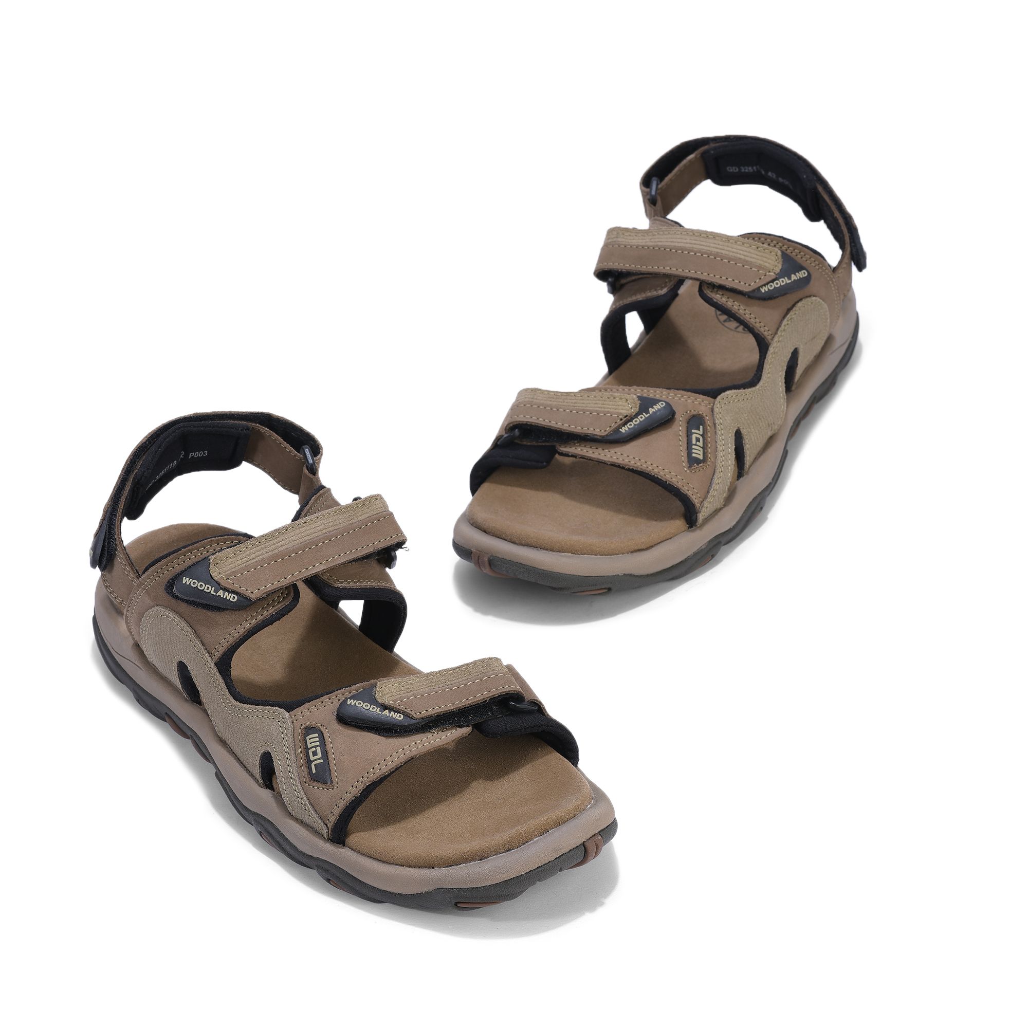 Khaki floater sandal for men