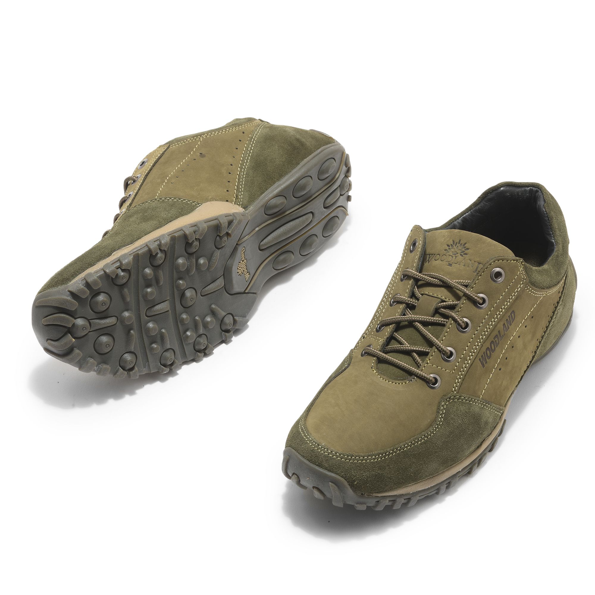 Buy Olive Green Sports Shoes for Men by WOODLAND Online | Ajio.com