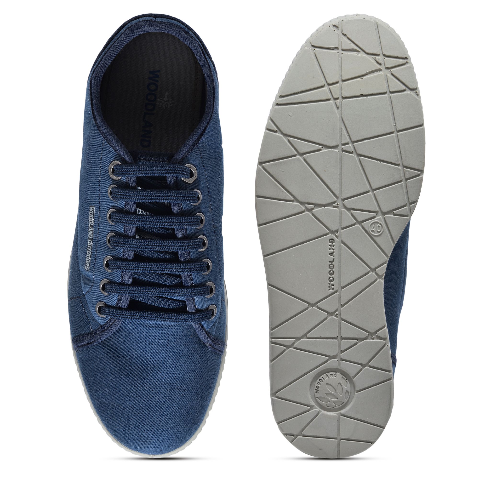 Woodland on sale sneakers blue