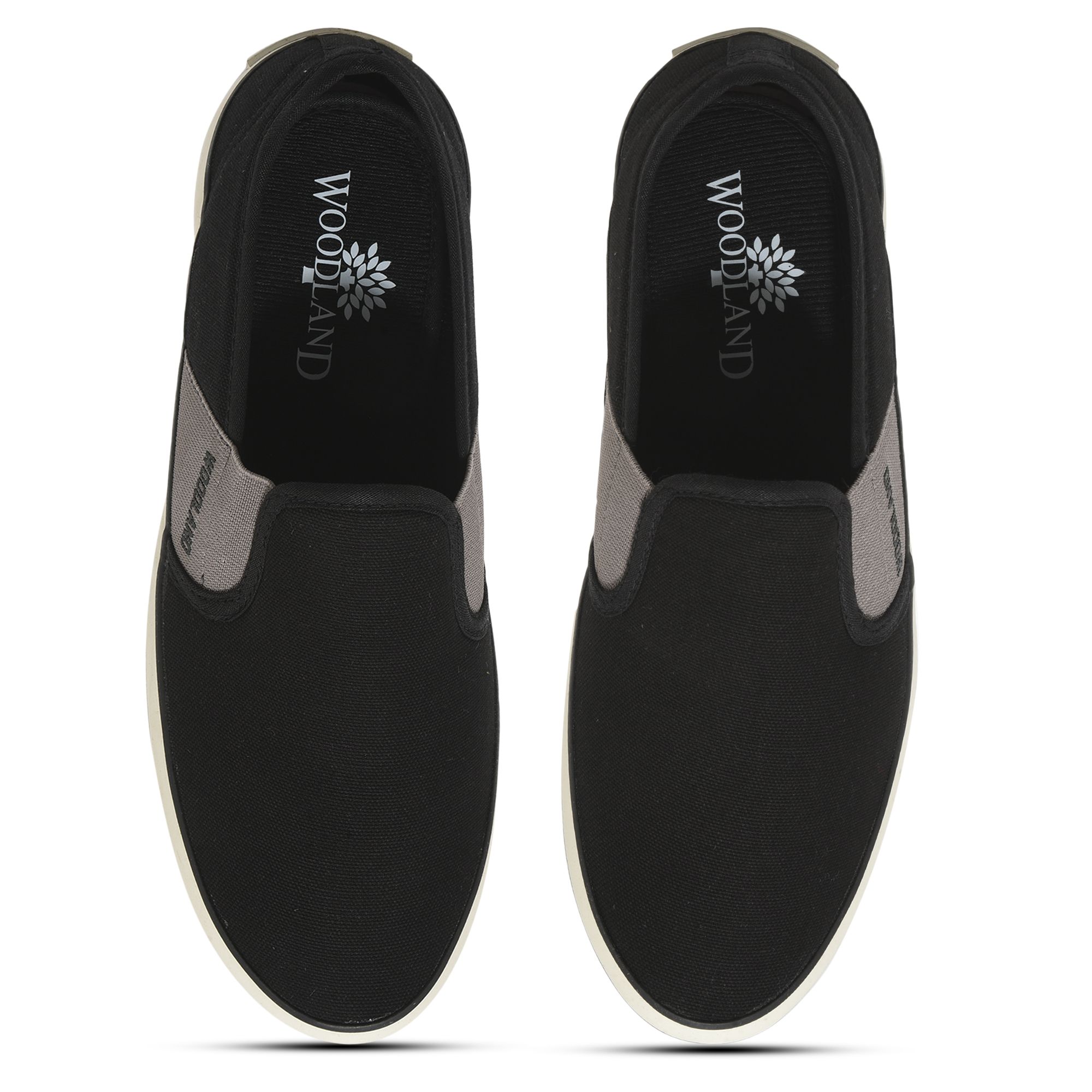Black/LGrey Slip-on shoe for men