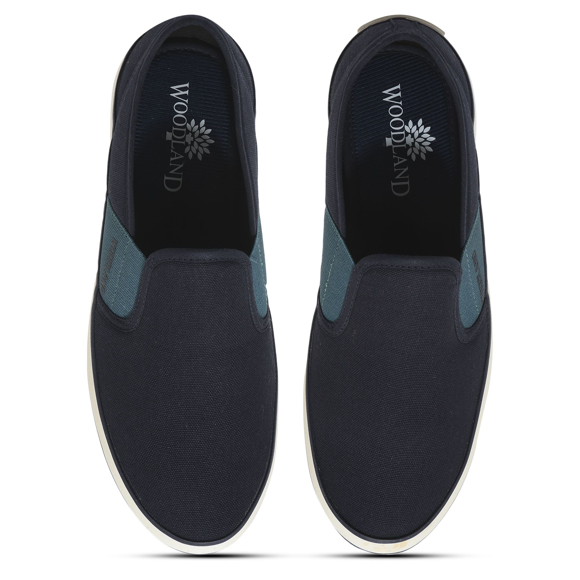 Navy/Turquoise Slip-on shoe for men