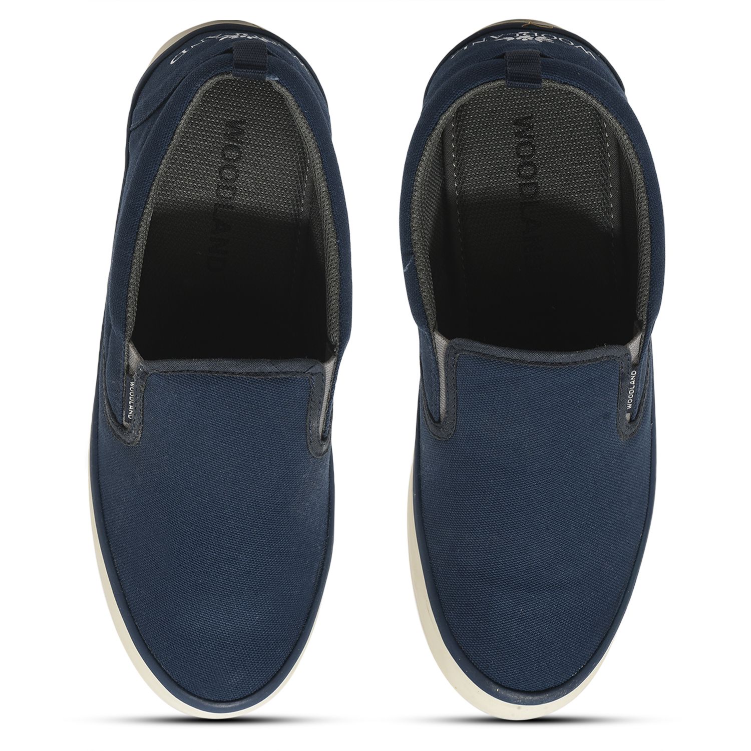 Navy Canvas Slip-on Shoe for Men