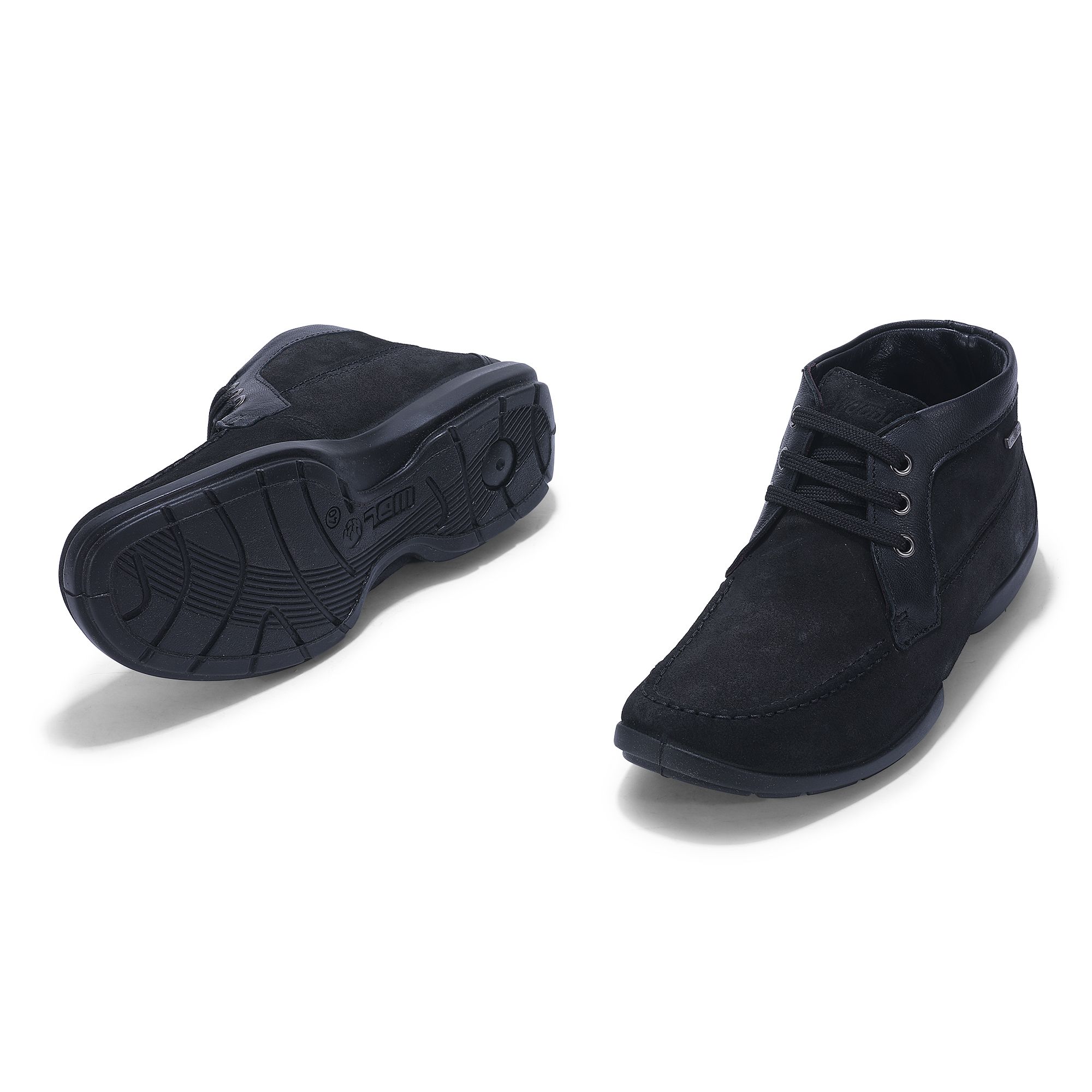 Woodland Black chukka Shoes
