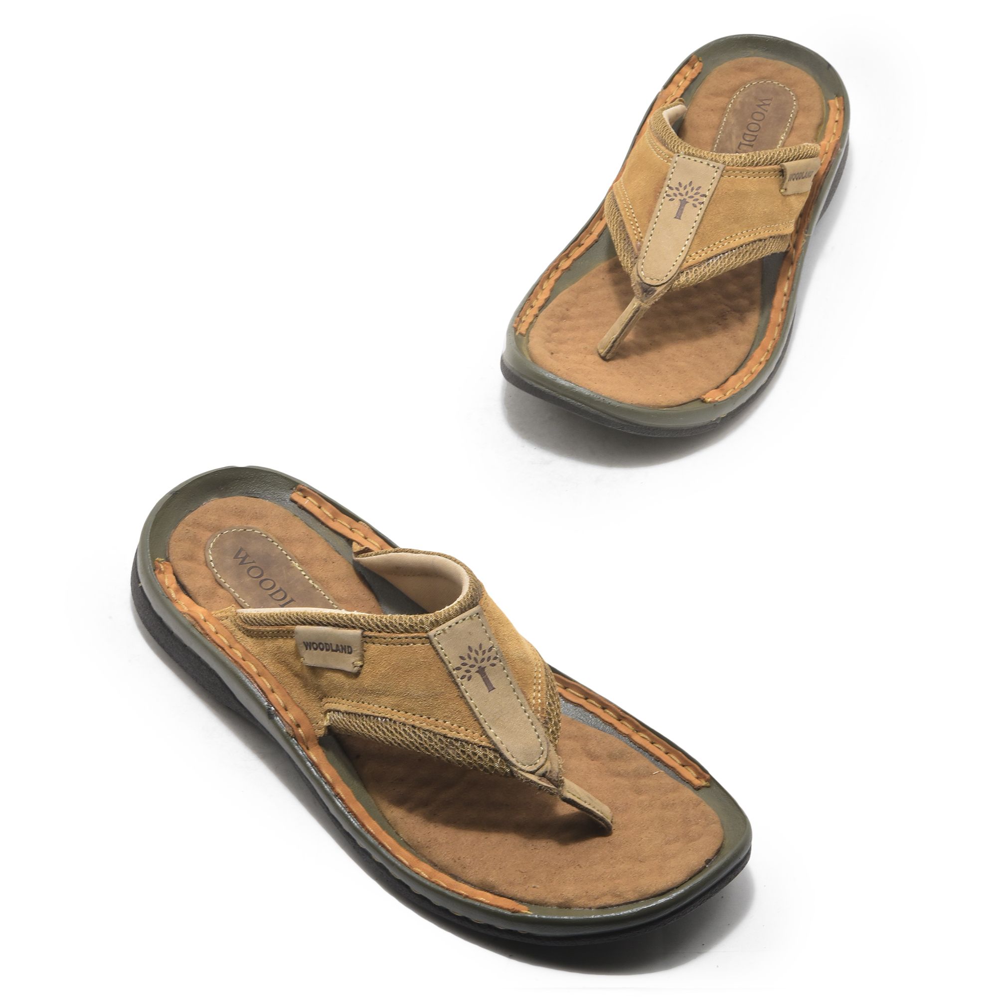 Woodland on sale leather slippers