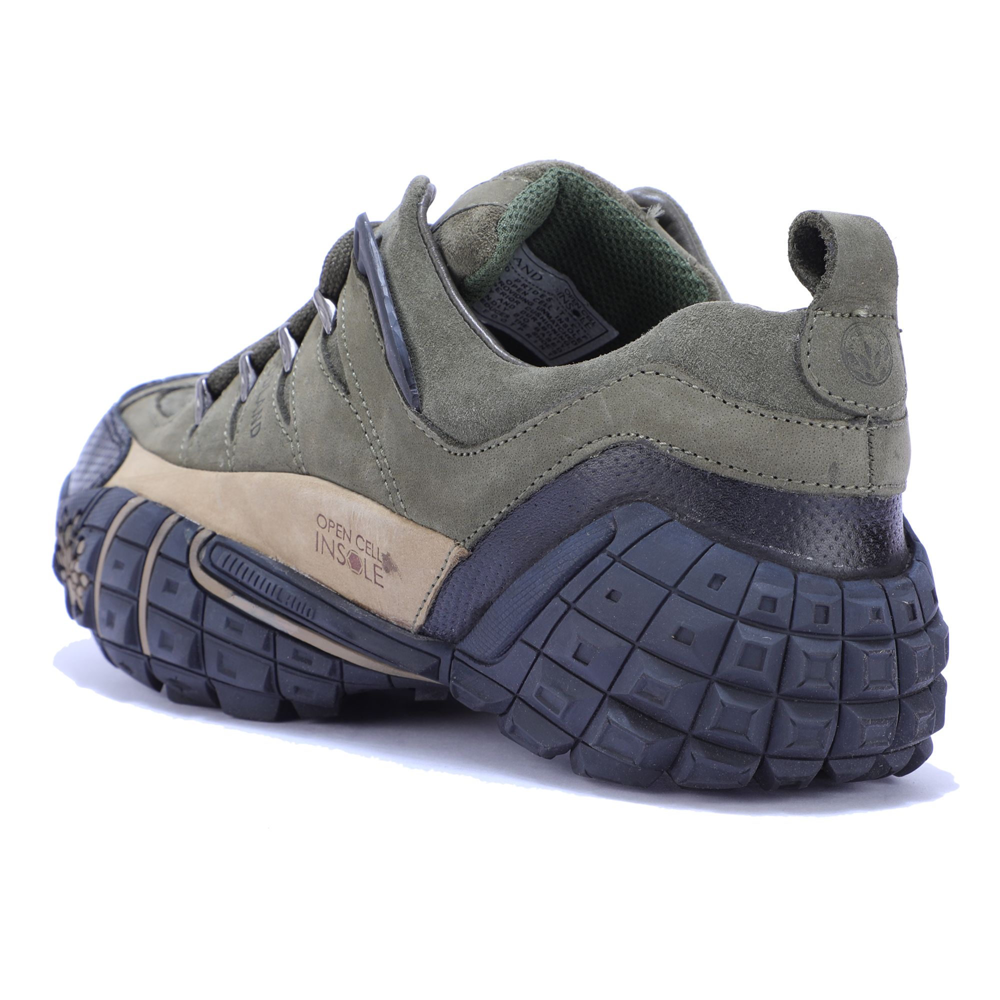 Buy WOODLAND Mens Olive Green Lace Up Casual Shoes online