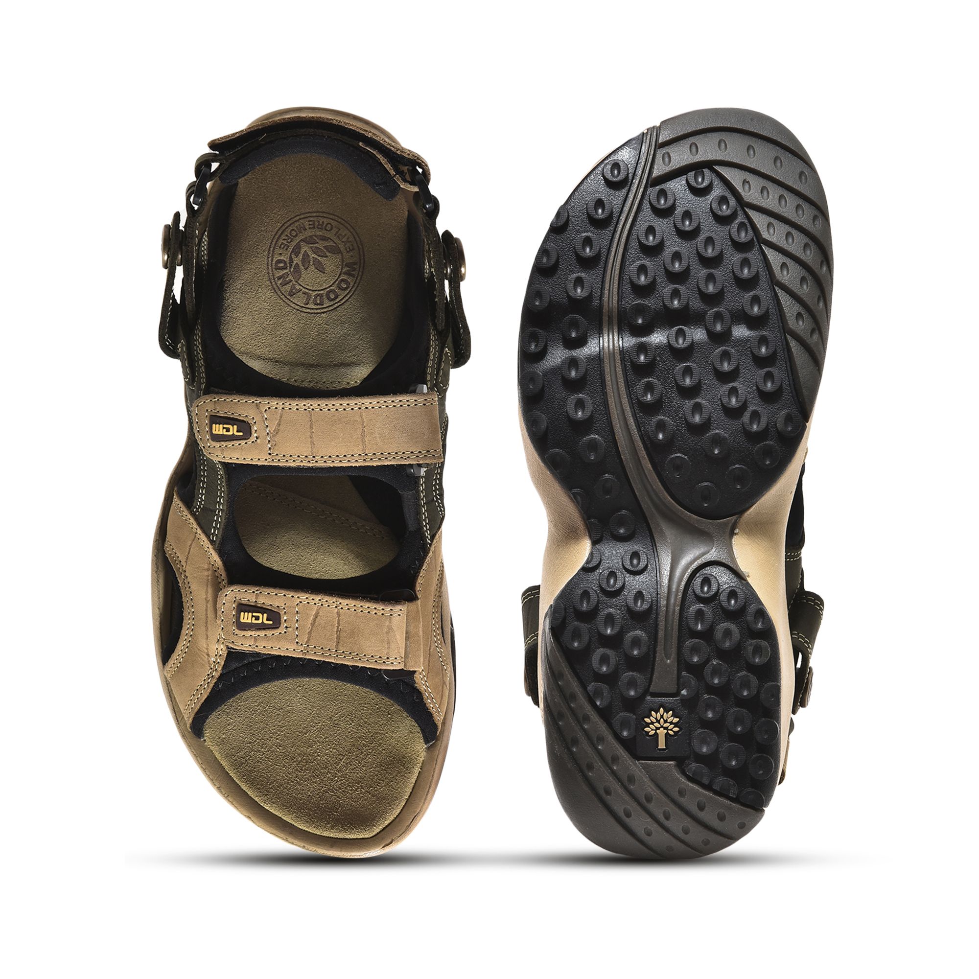 WOODLAND FLOATER LEATHER SANDALS KHAKI FOR MEN 39 SIZE in Kanchipuram at  best price by Super Walk - Justdial