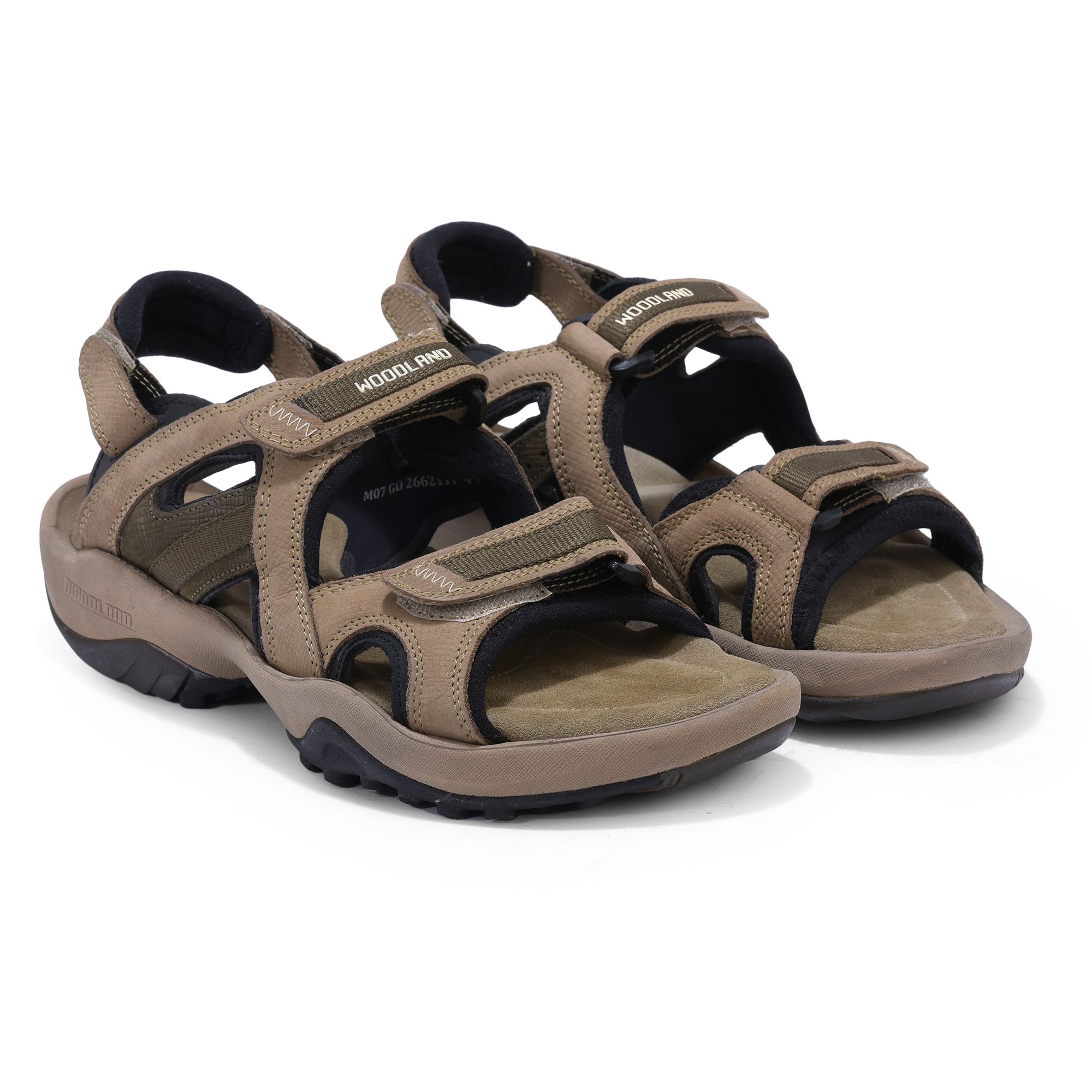 Woodland khaki sale floater sandals