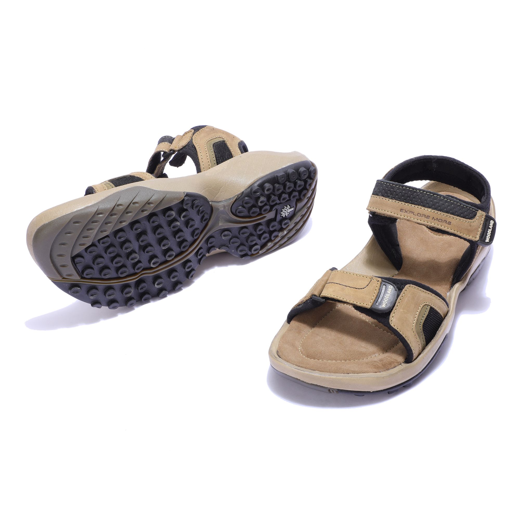 Woodland khaki hot sale floater sandals