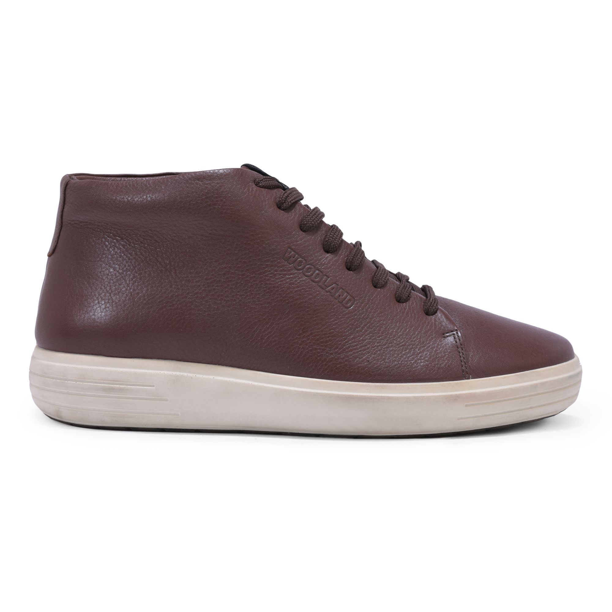 Woodland Men Camel Brown Nubuck Leather Sneakers - Price History