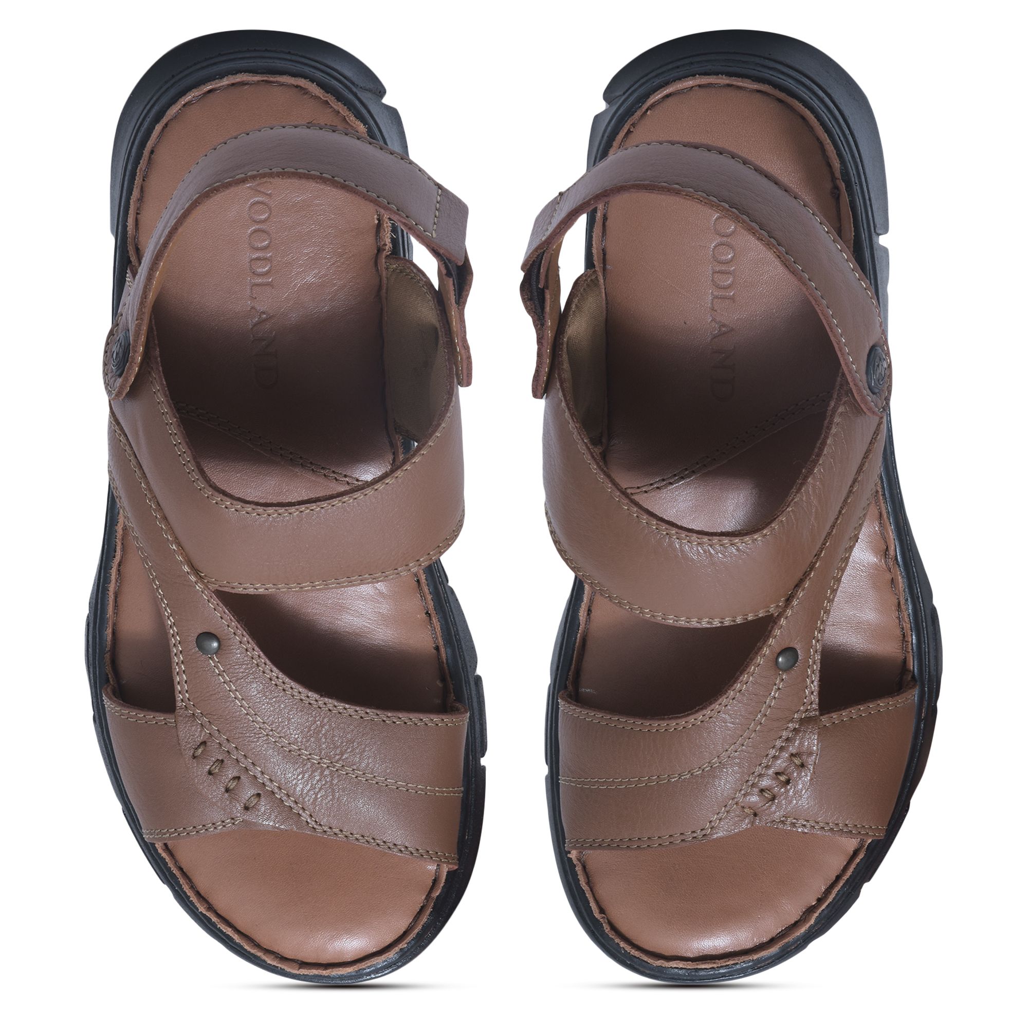 Tan/Brown leather sandal for men