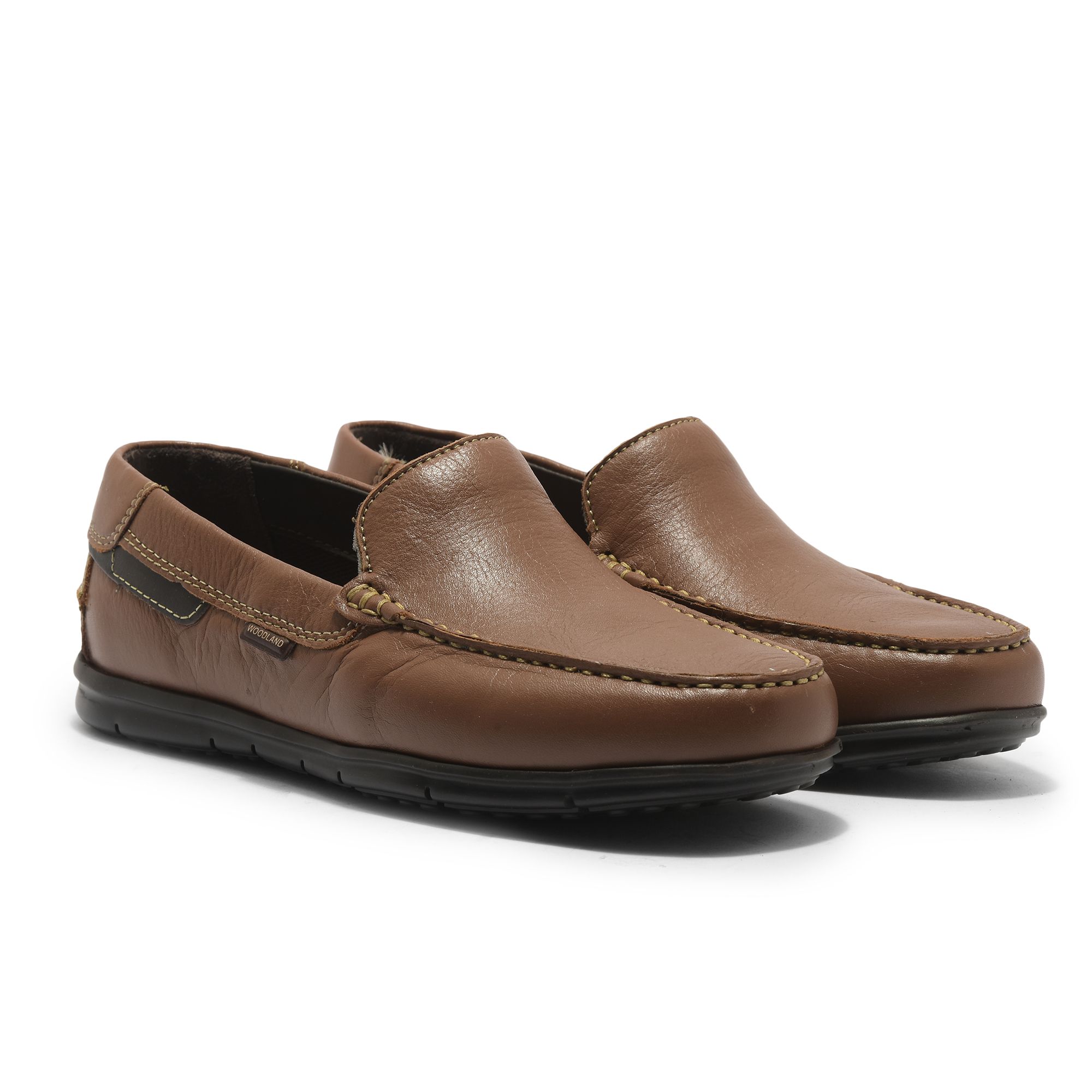 Tan Slip-on shoe for men