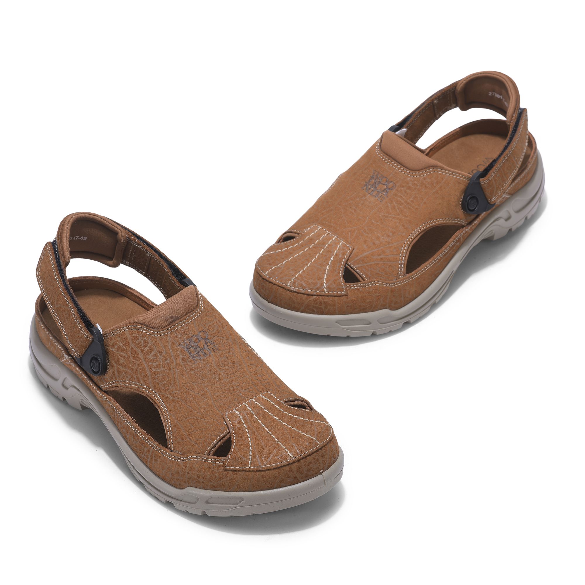 Camel closed toe sandals for men