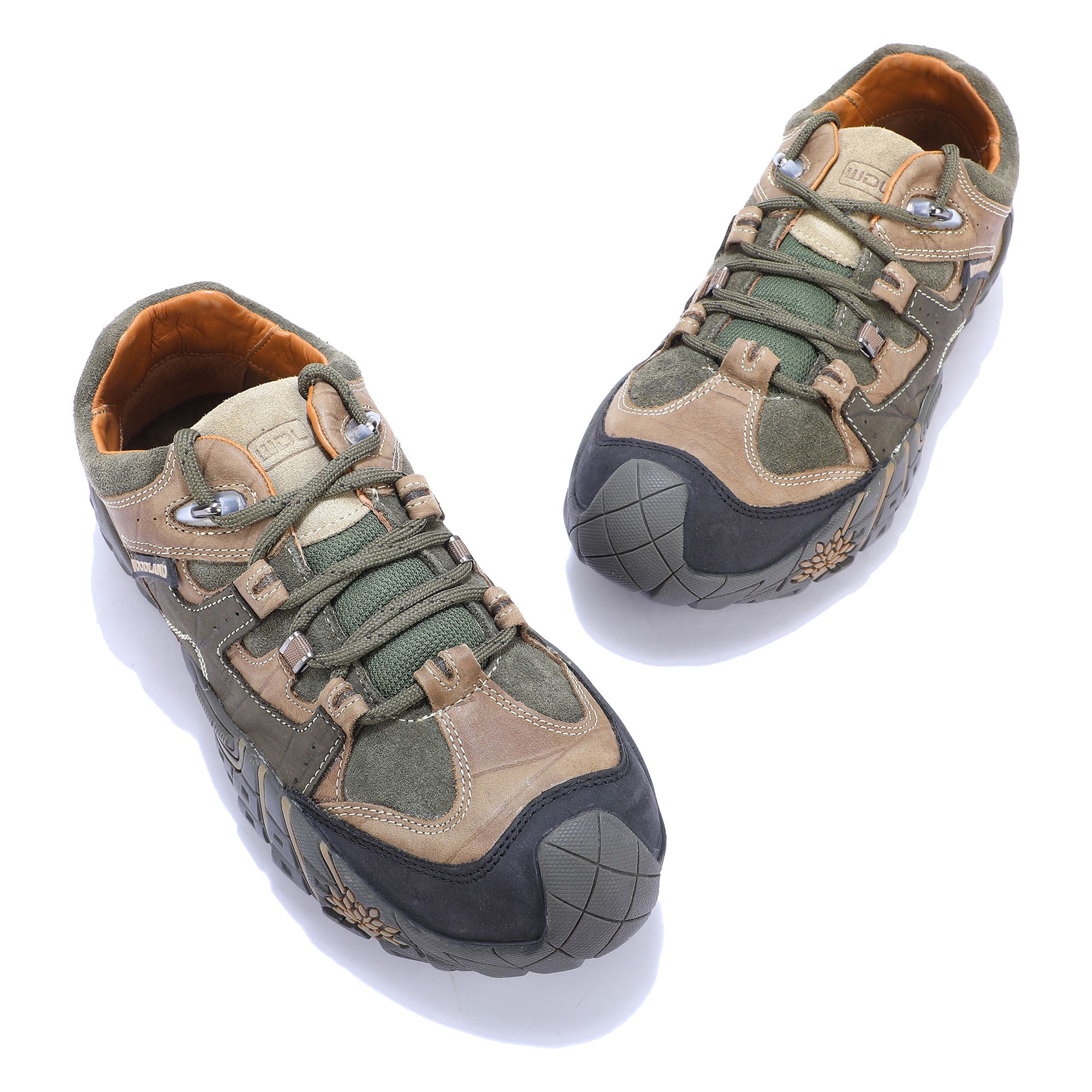 Woodland Men's Olive Green Leather Sneakers - (8 UK): Buy Online at Best  Price in UAE - Amazon.ae