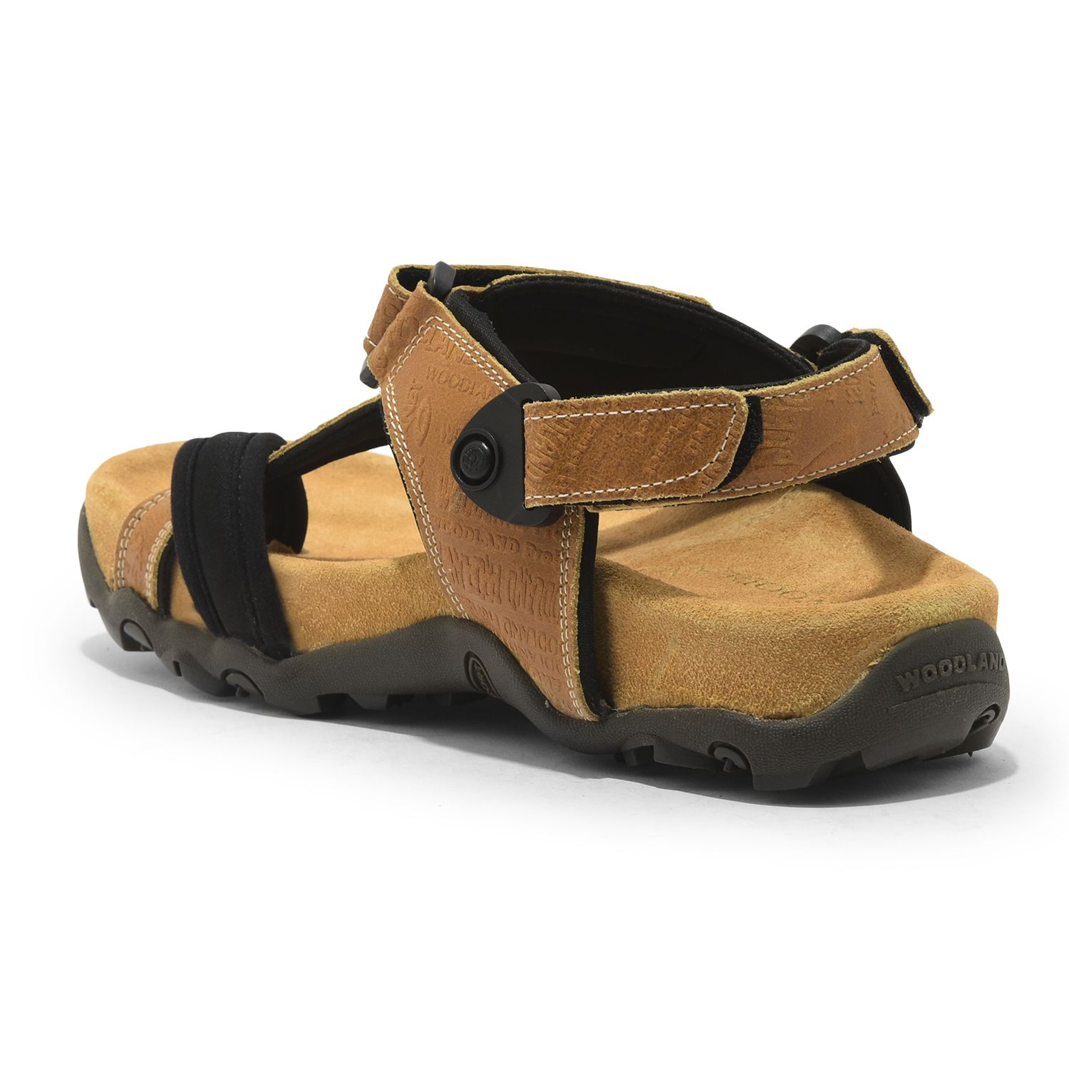 Buy Woodland ProPlanet Men Camel Brown Nubuck Leather Comfort Sandals -  Sandals for Men 6995109 | Myntra