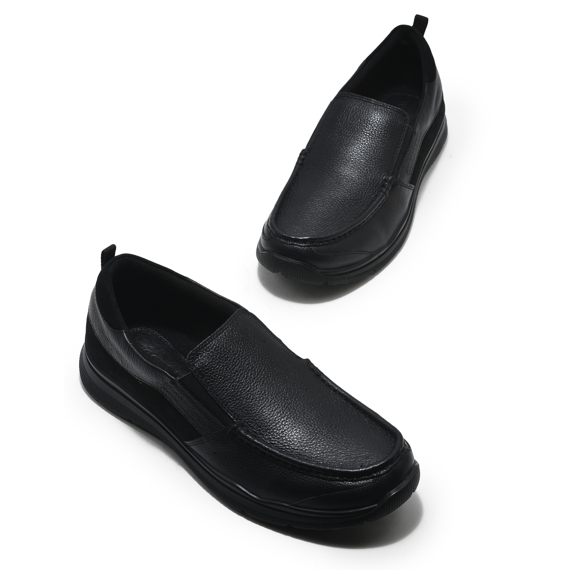 Woodland on sale black loafers