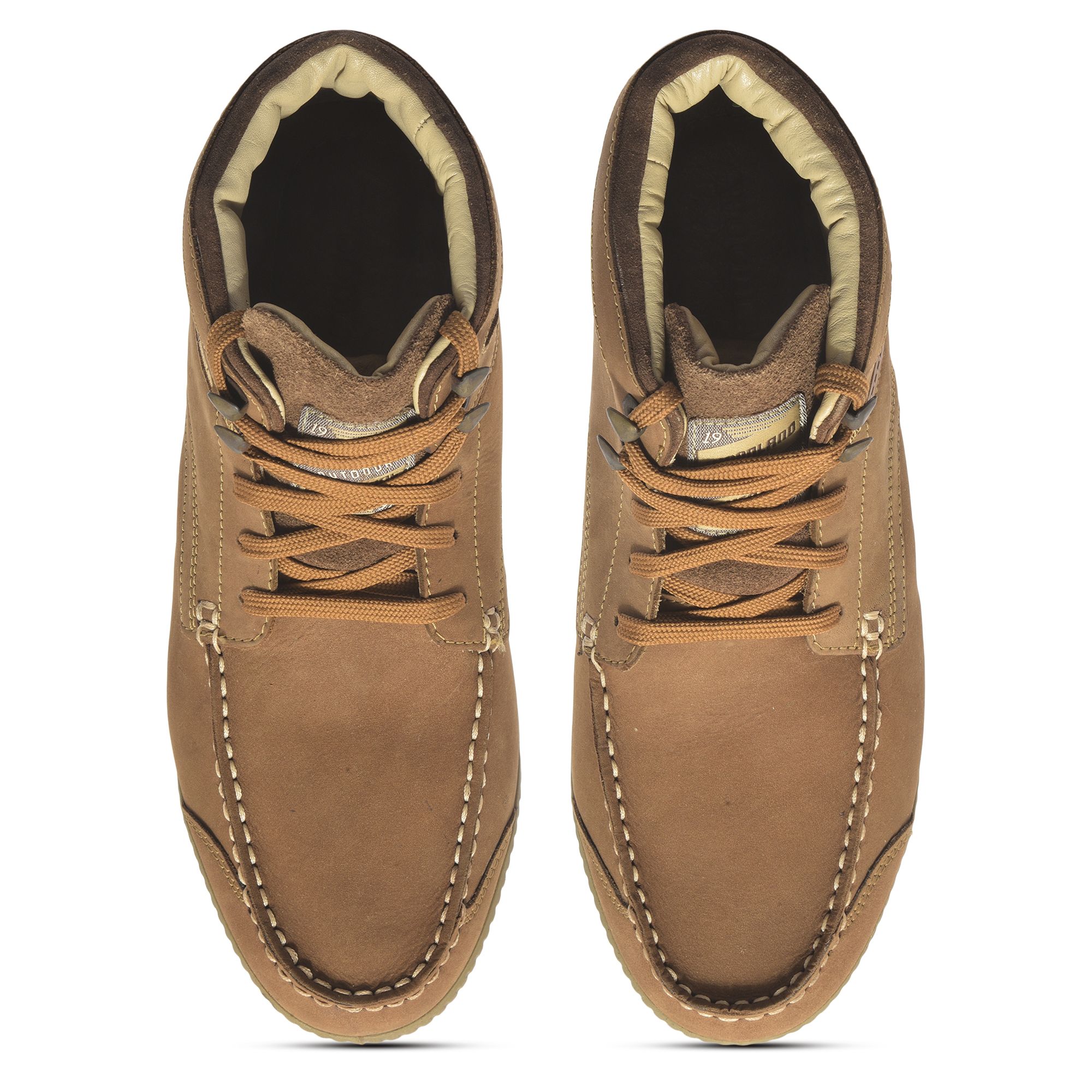 Tobacco casual shoes for men