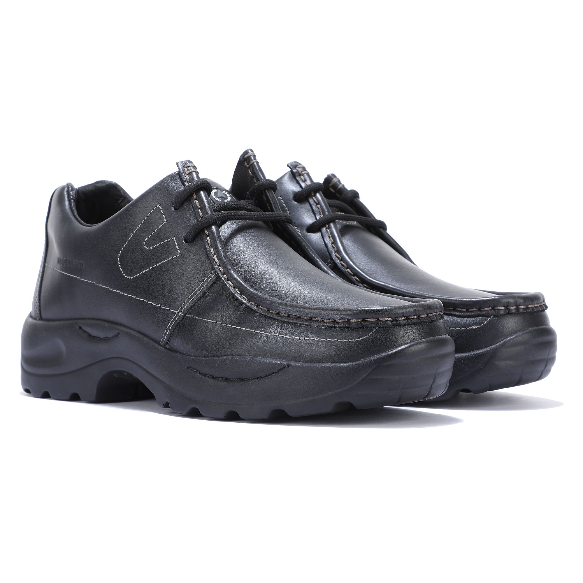 Buy Woodland Men's Black Leather Sneaker (GC 3585119) at Amazon.in