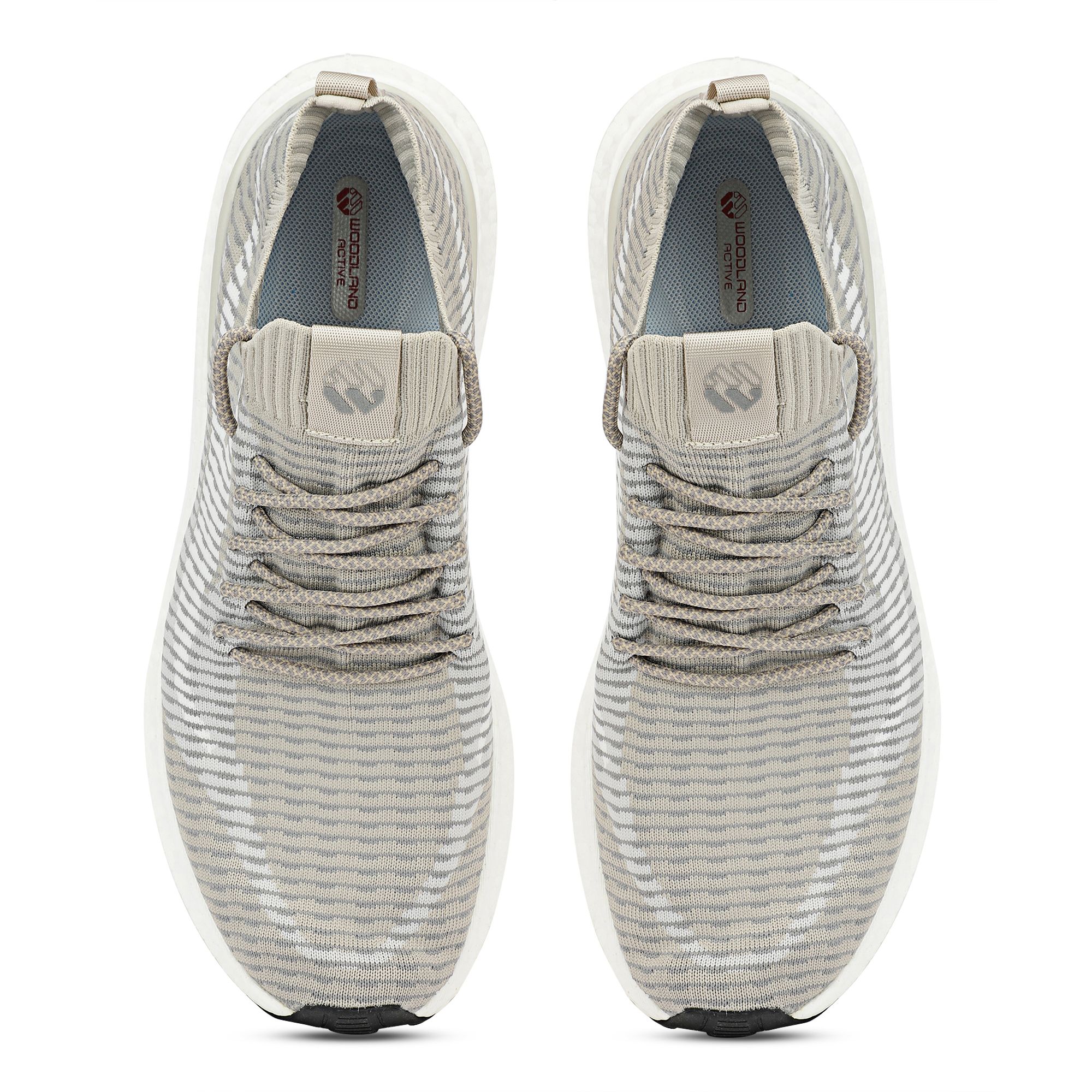Beige Fabric Luxury Sports Shoes