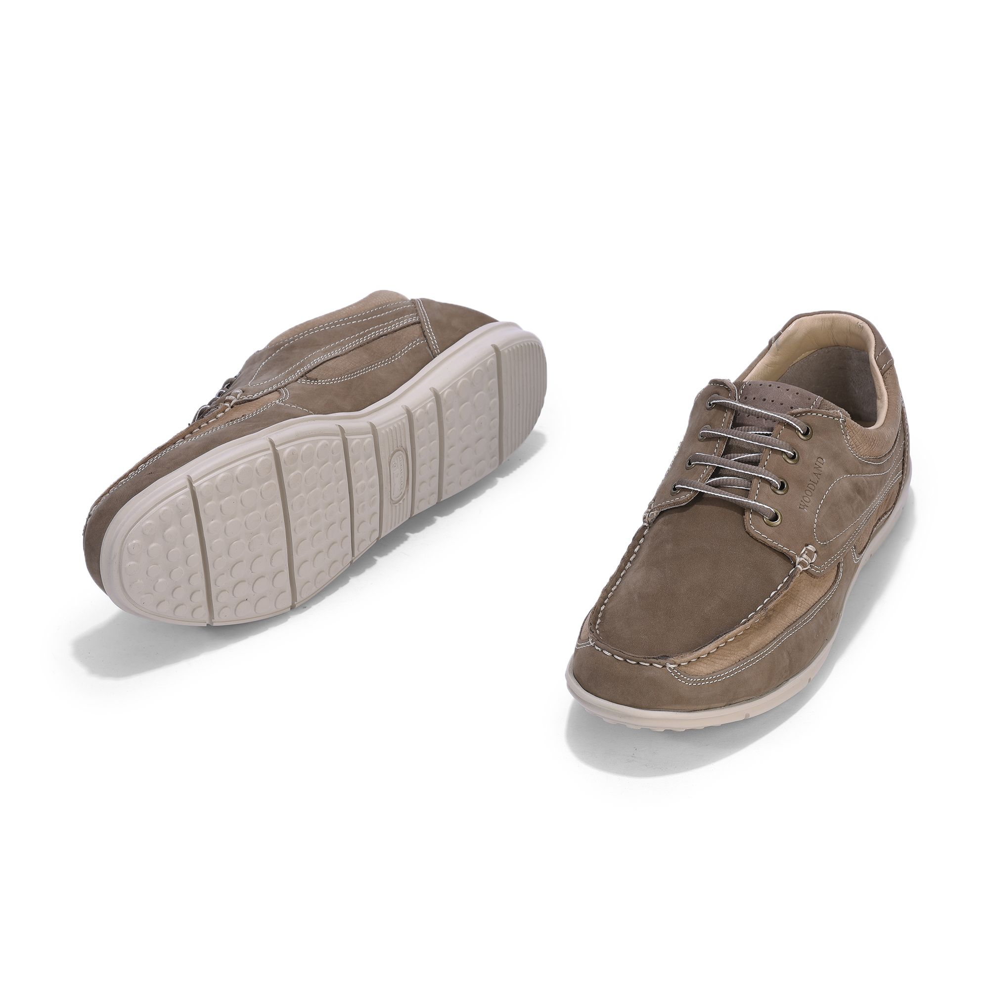 Woodland Khaki Casual Shoes for Men