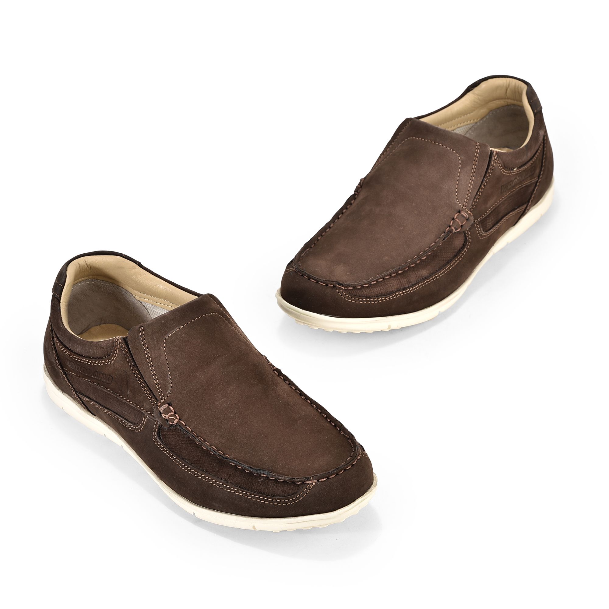Brown slip-on shoe