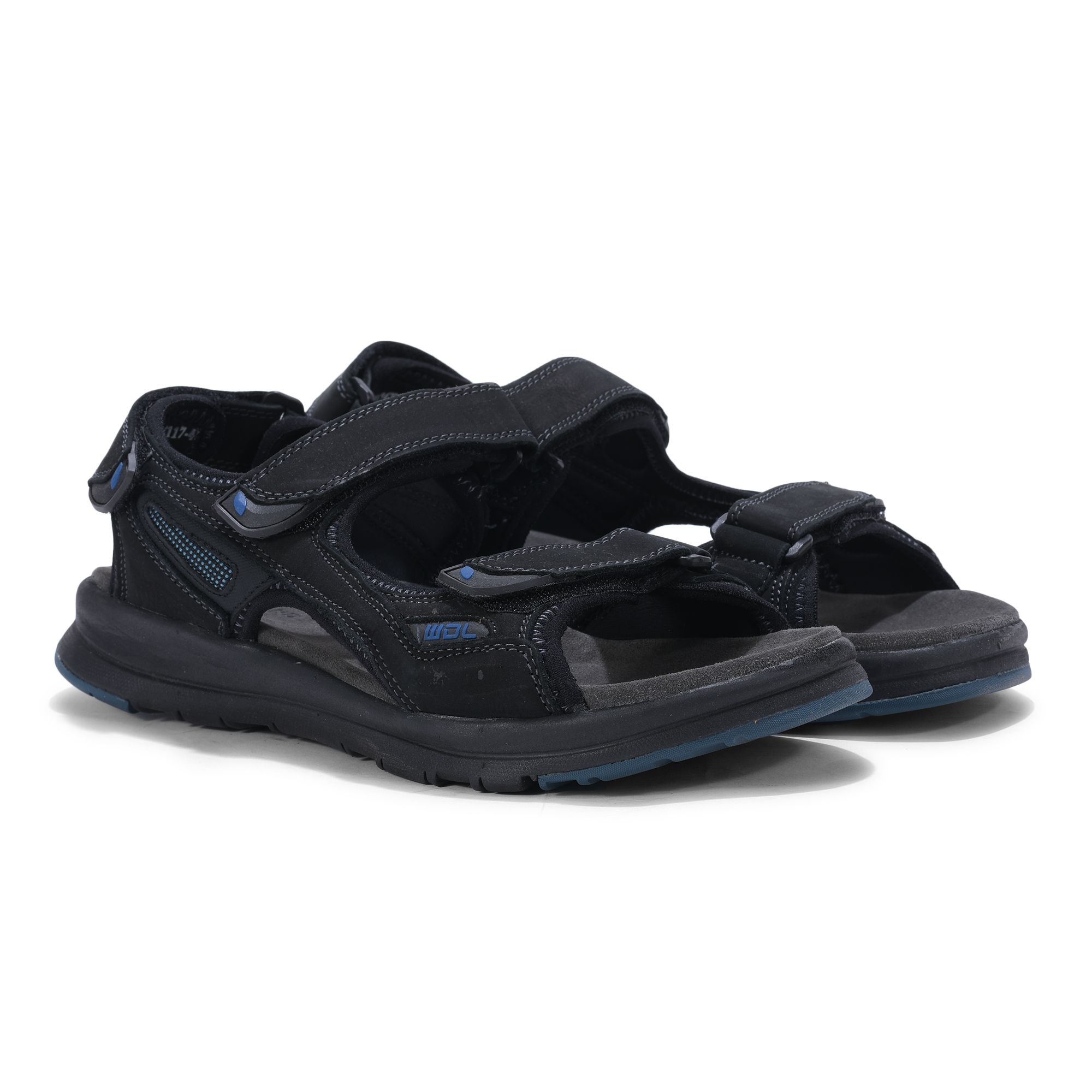 Black floater sandal for men