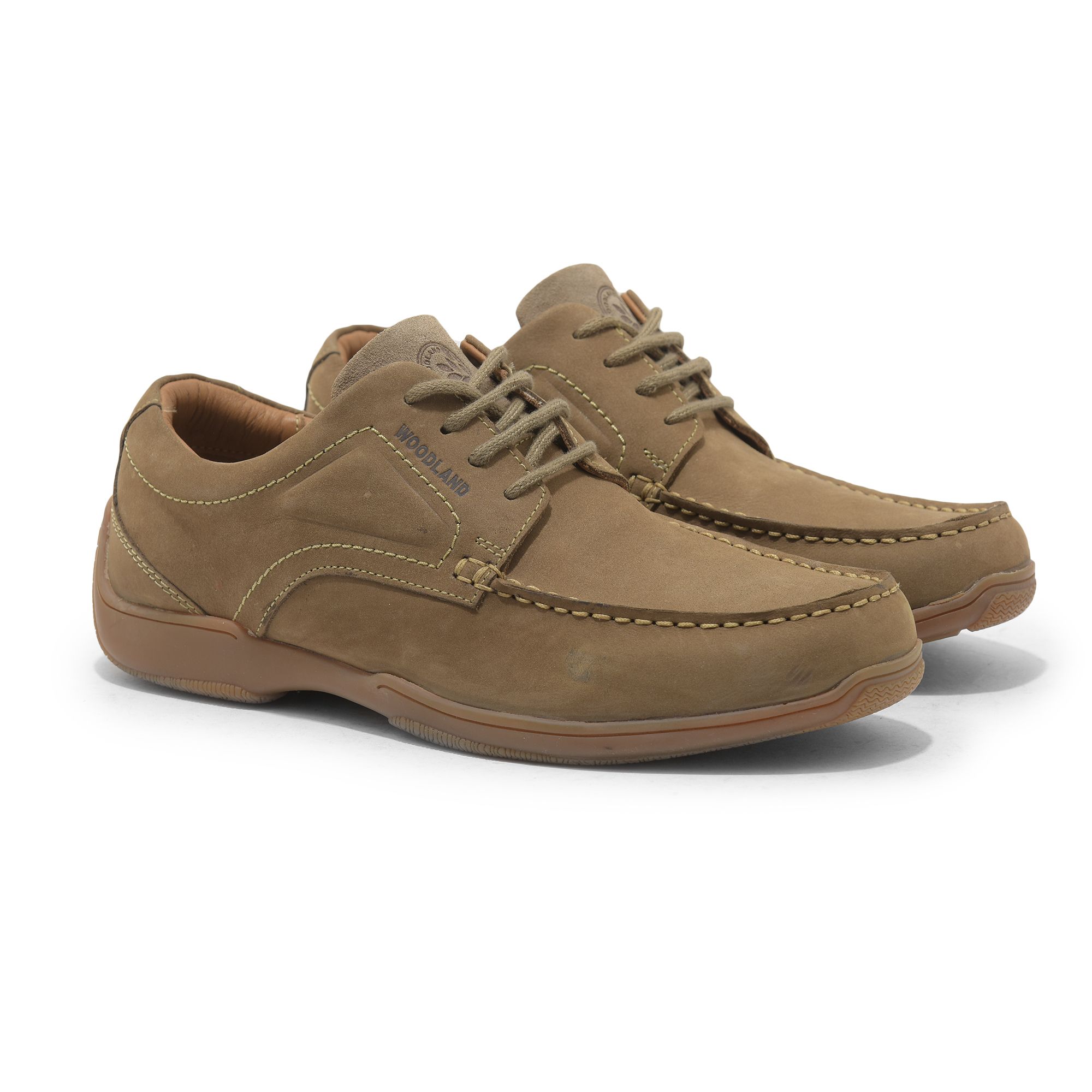 Woodland khaki hot sale derby shoes