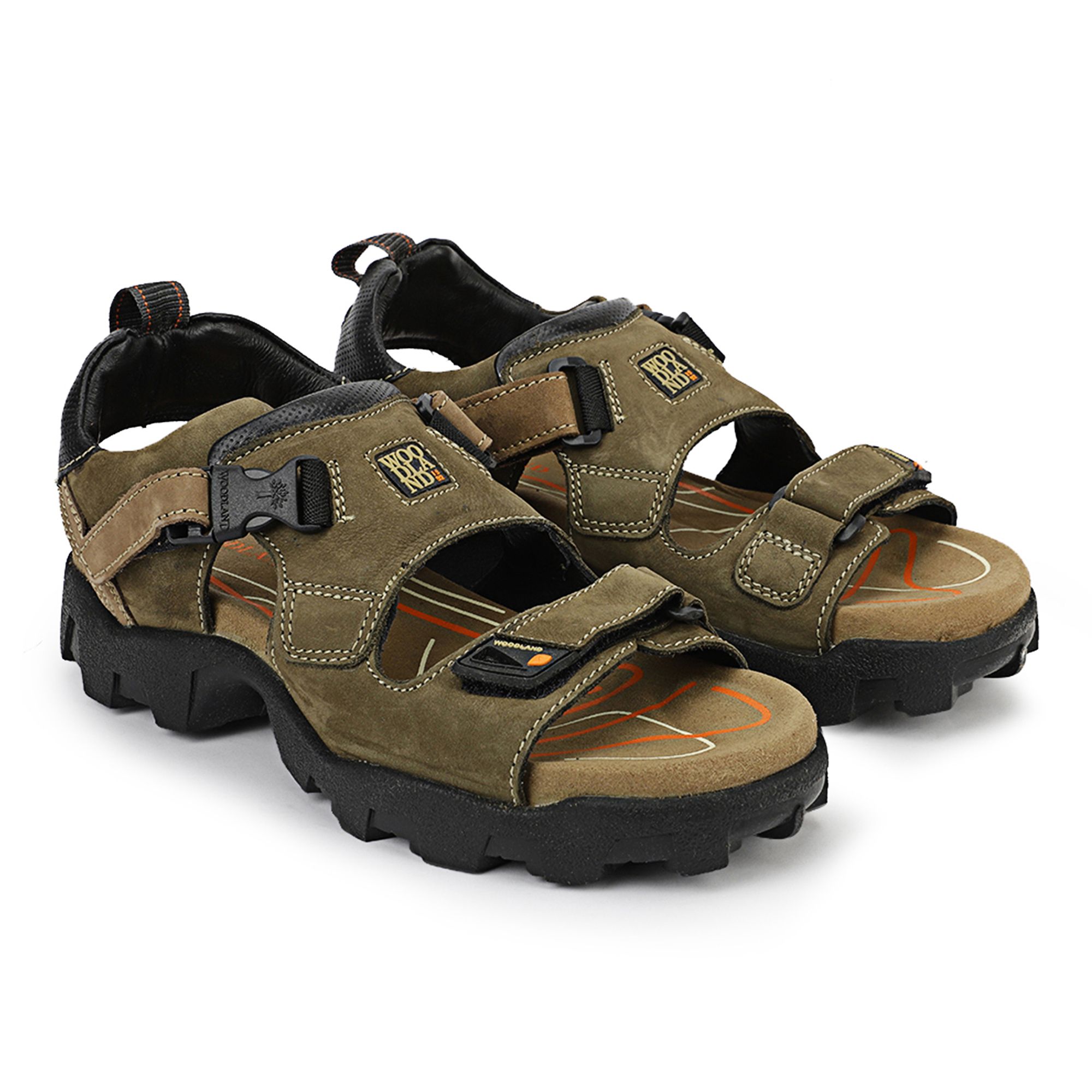 Woodland men's olive green shops casual sandal