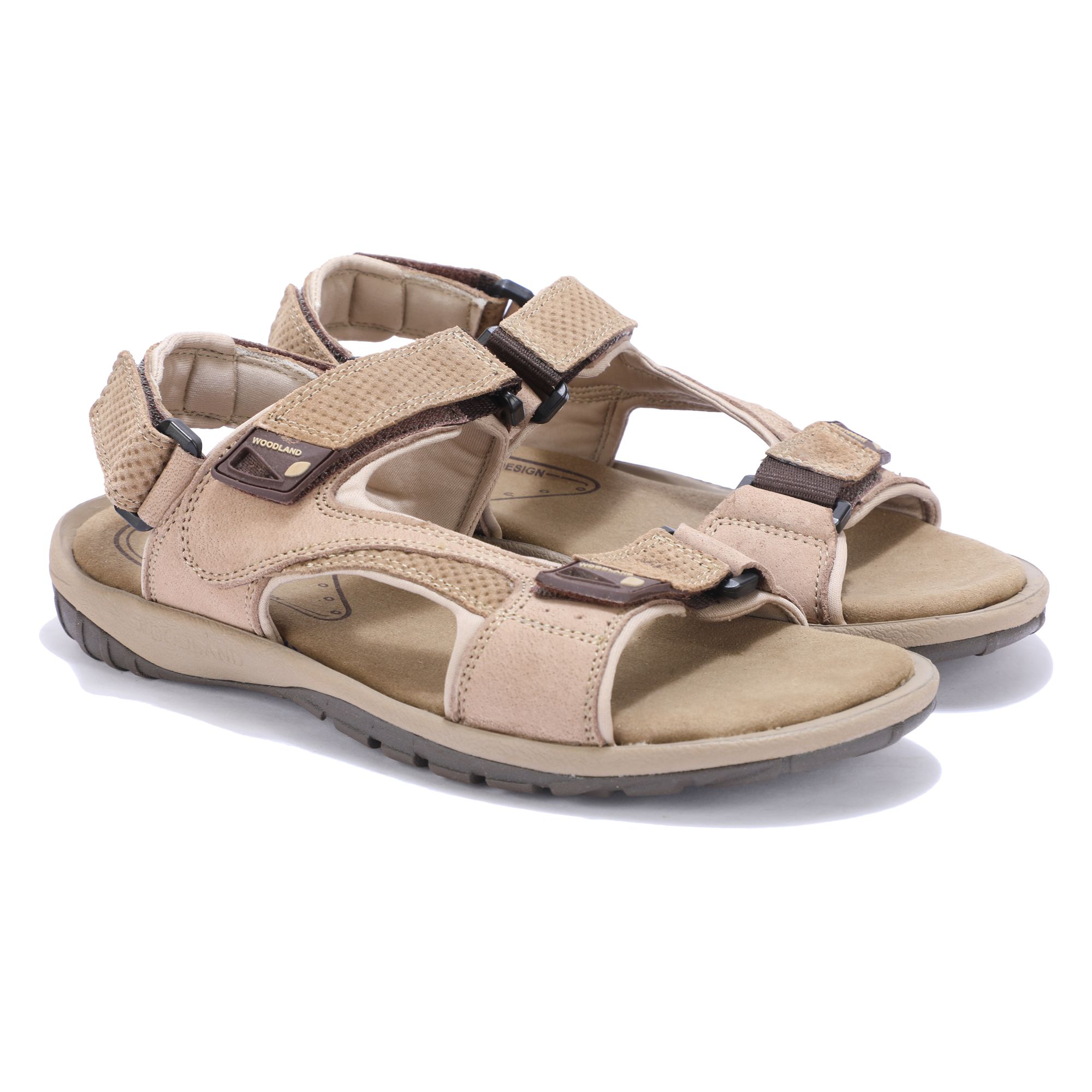 Woodland men's khaki casual sandal hot sale