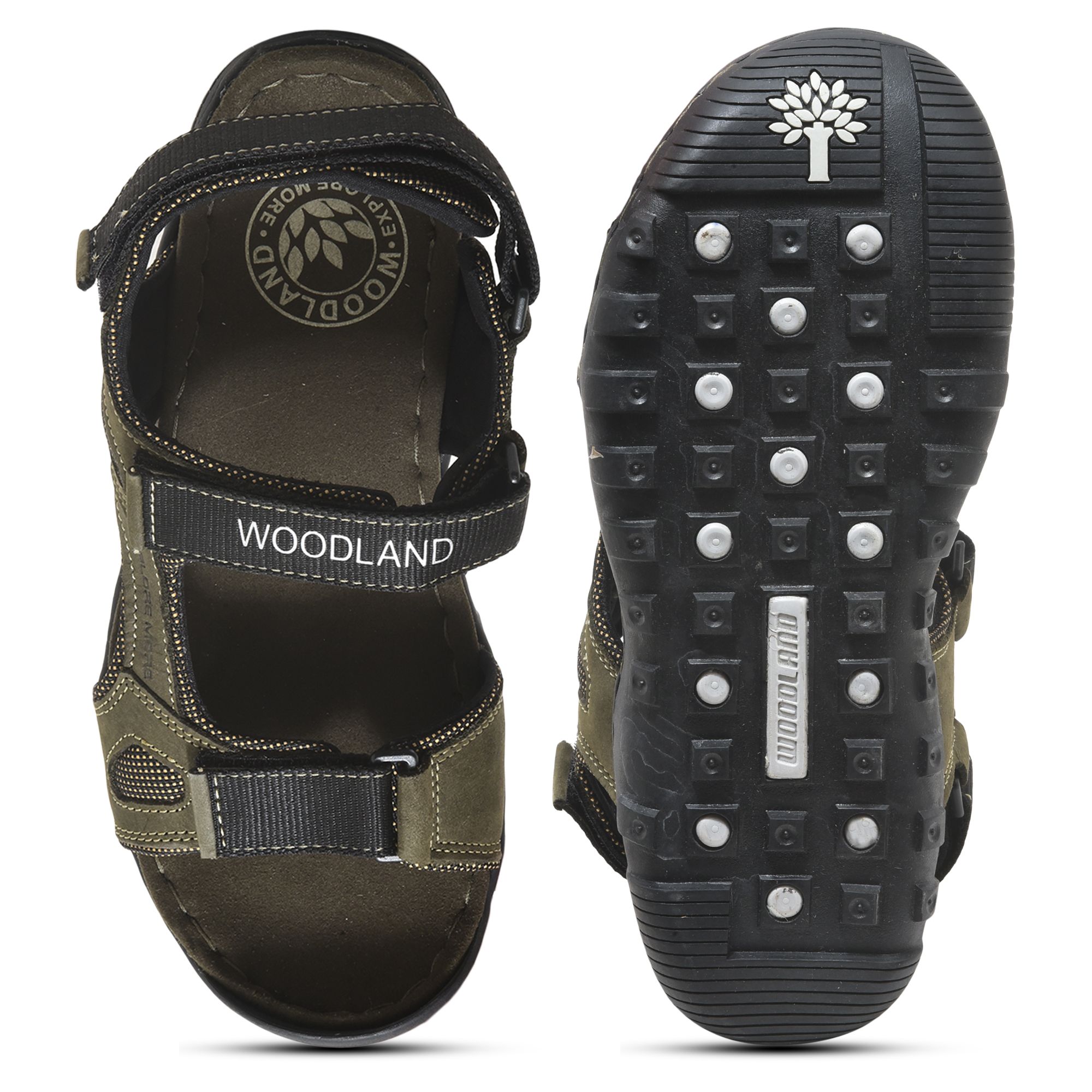 Woodland olive online sandals