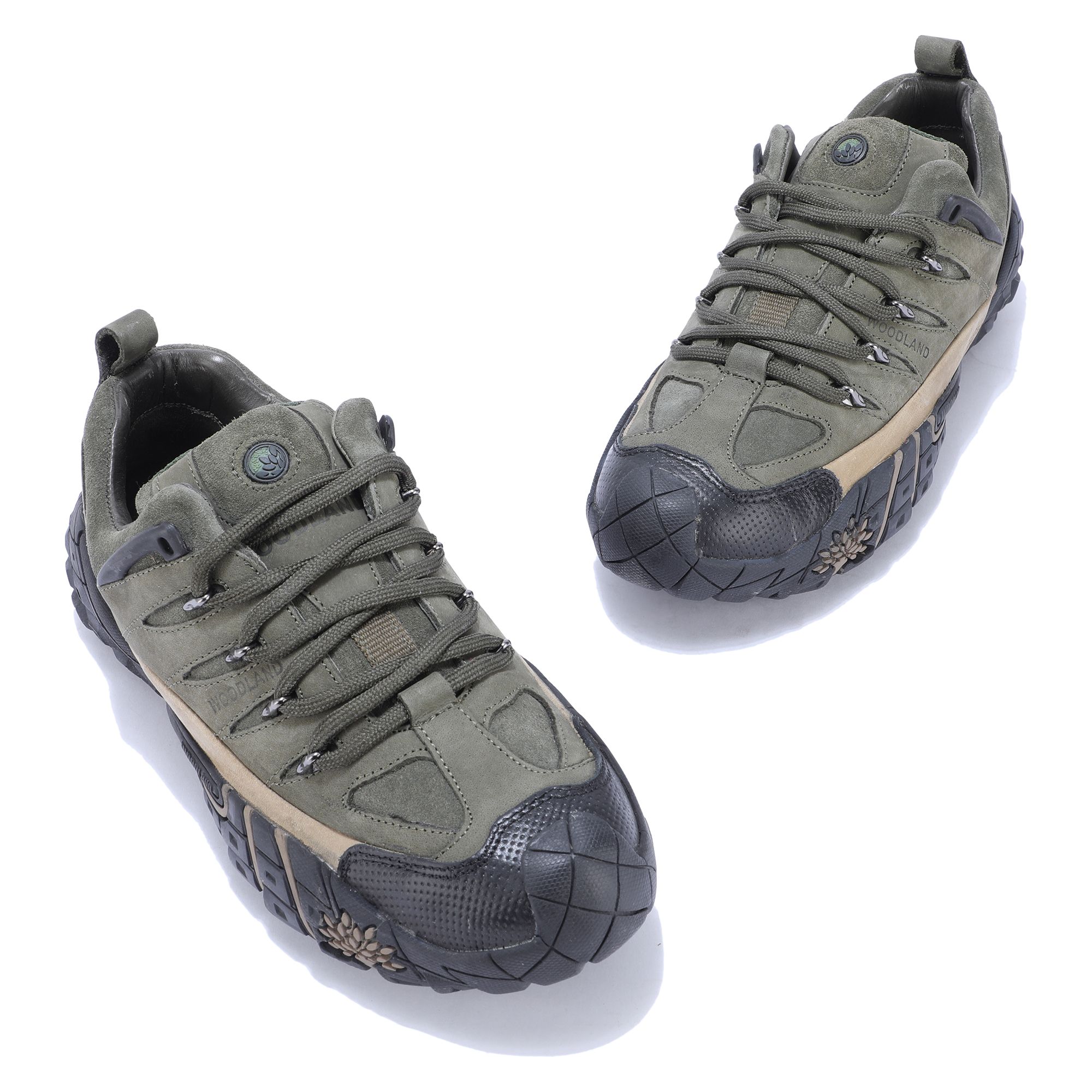 Olive Green Casual Shoes For Men