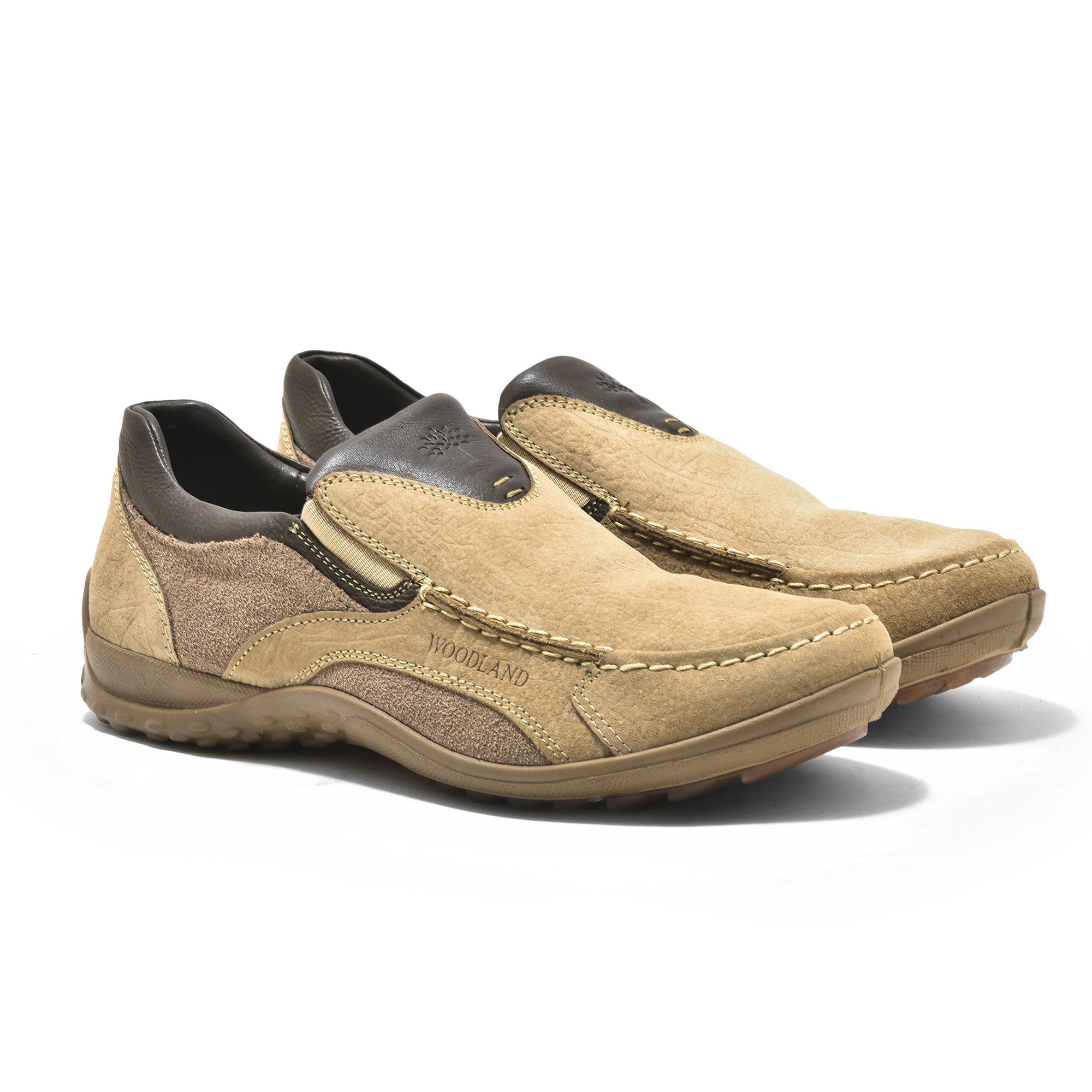 Khaki Slip-on shoe for men