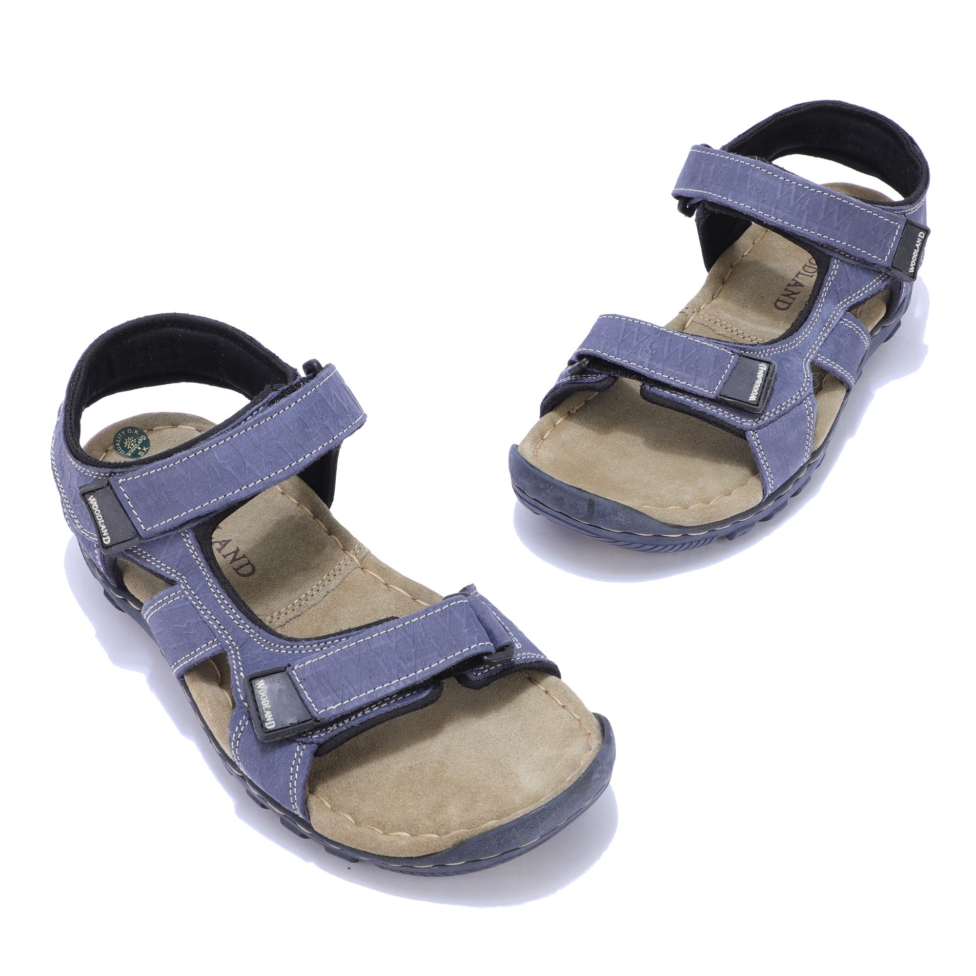 Woodland NAVY Triple strap Sandal