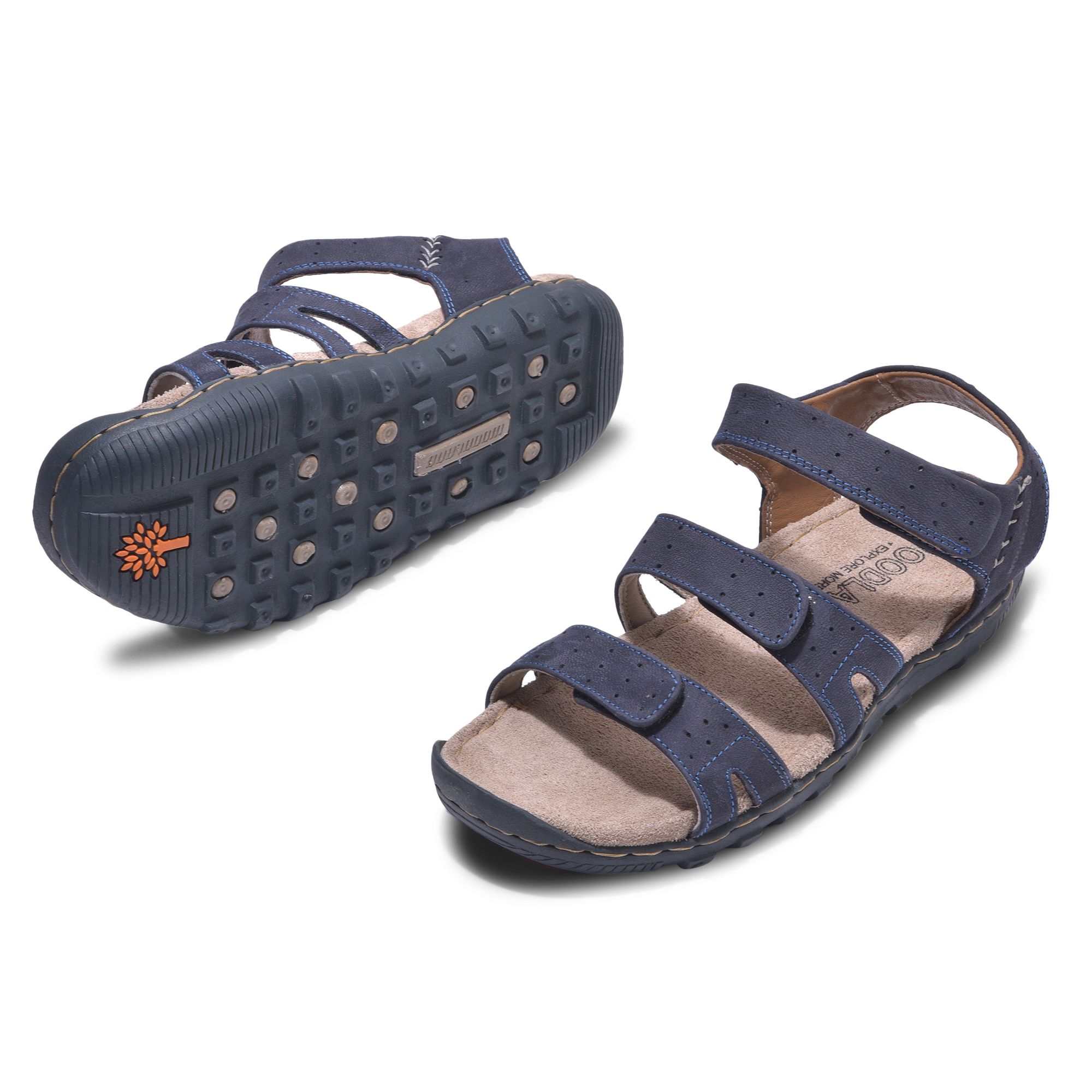 Woodland navy best sale blue sandals