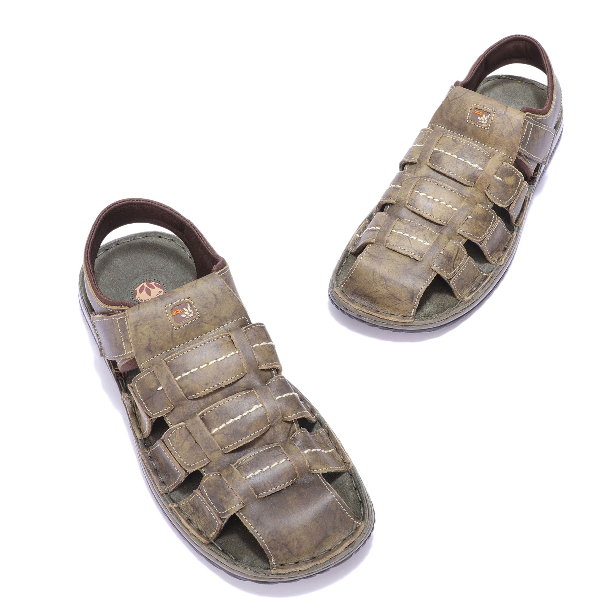 Woodland Olive Green Casual Sandal