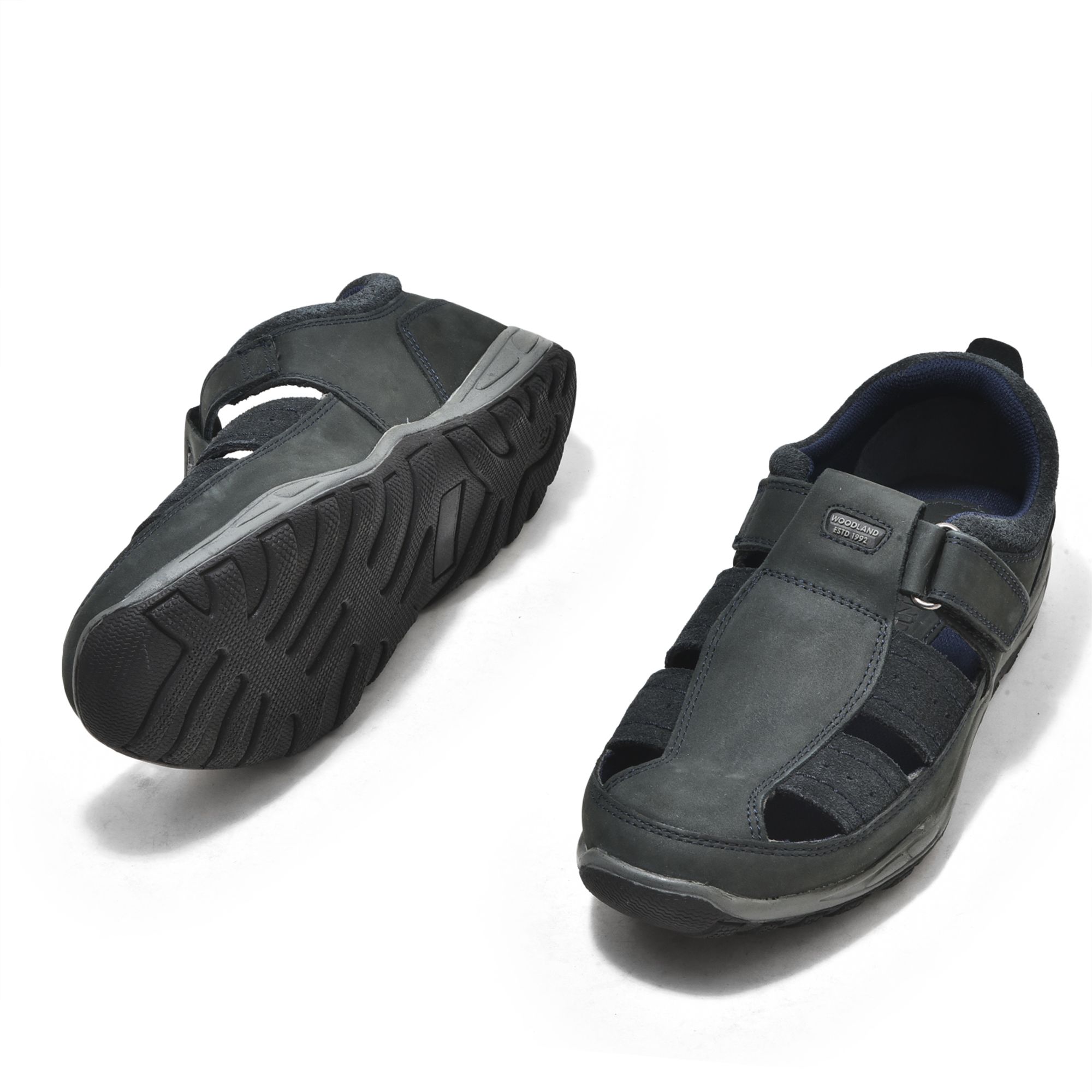 Buy Black Sandals for Men by WOODLAND Online | Ajio.com