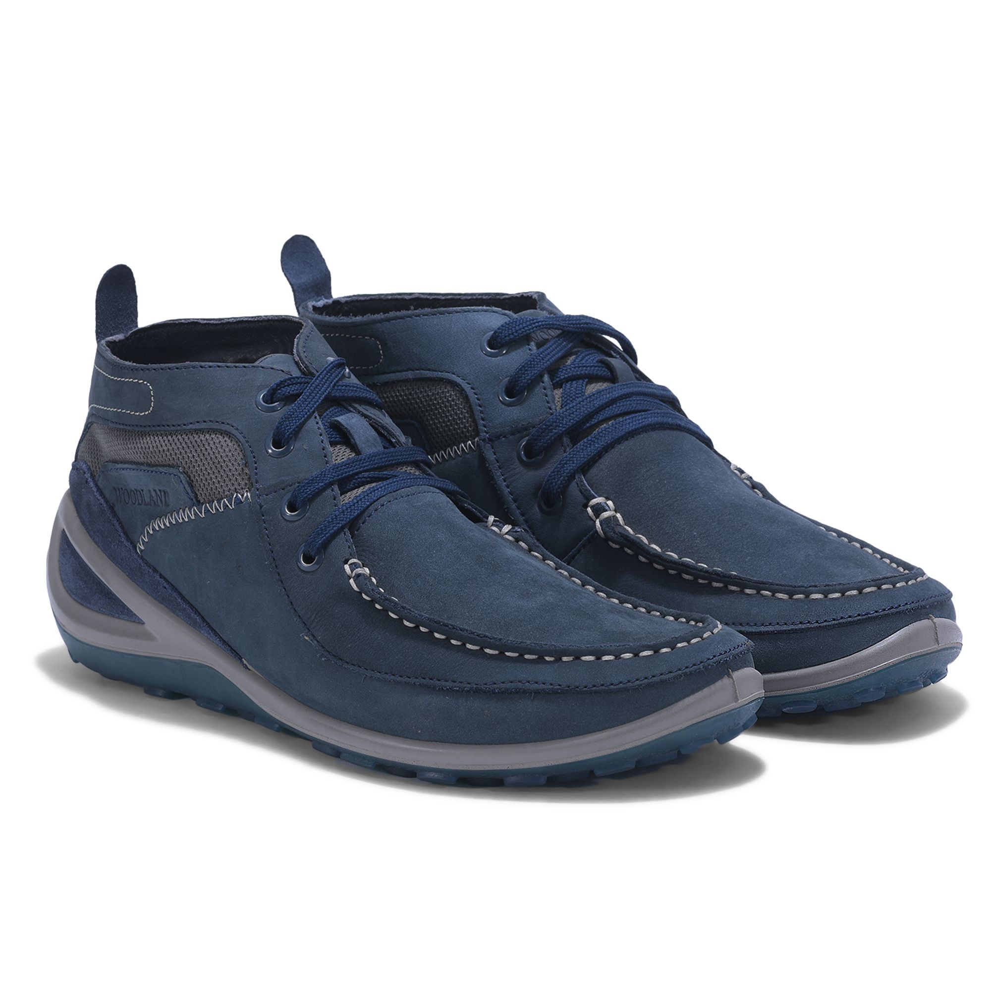 Woodland royal clearance blue derby shoes