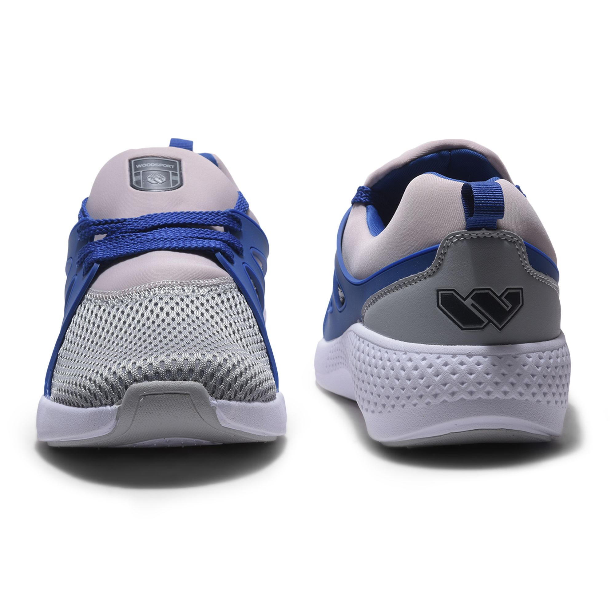 Grey/blue sneakers for men
