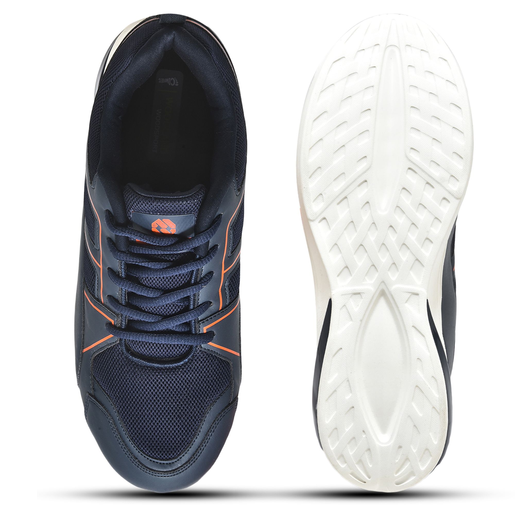 Navy on sale sport shoes