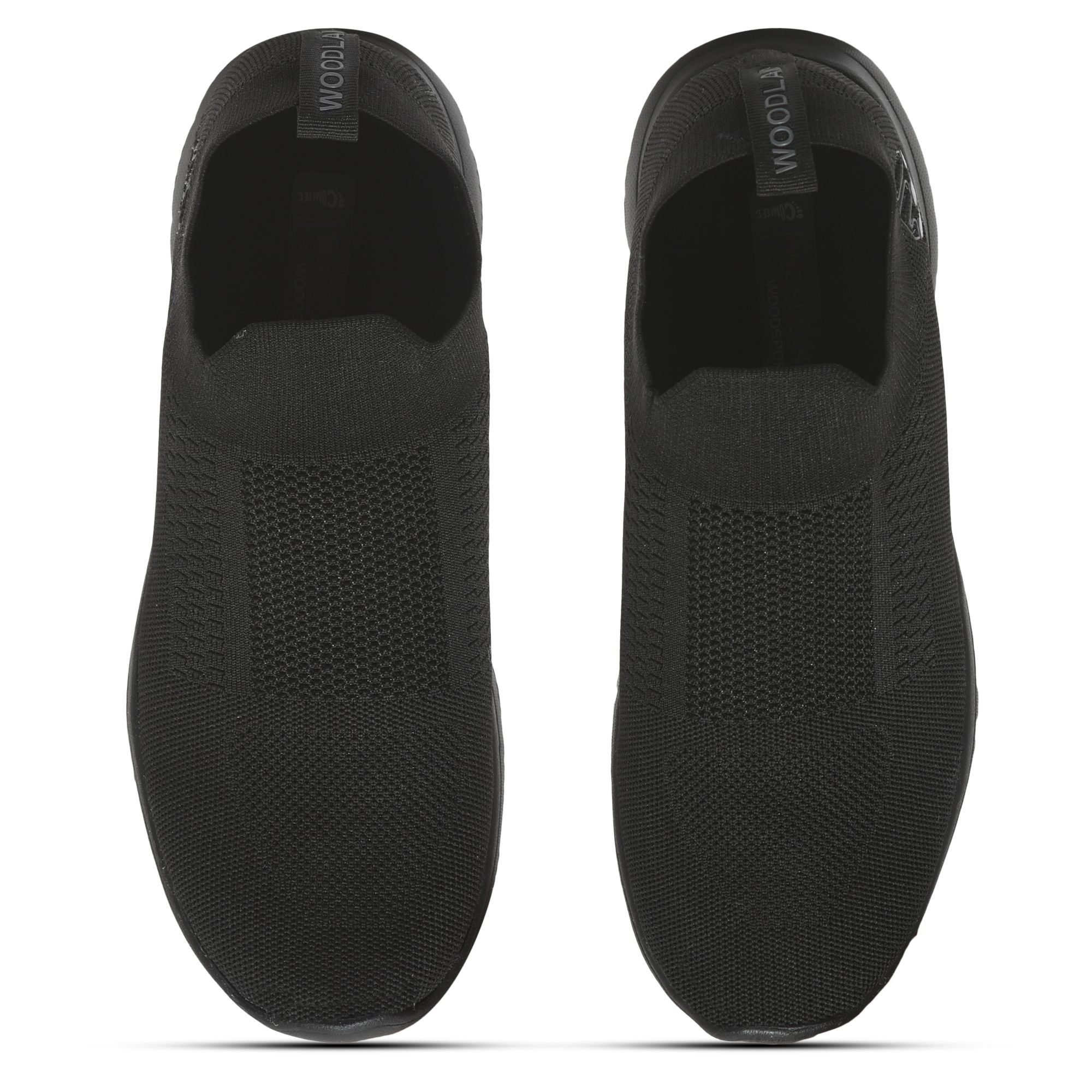 Black slip-on shoe for men