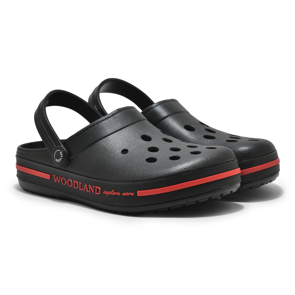 Black clog sandal for men