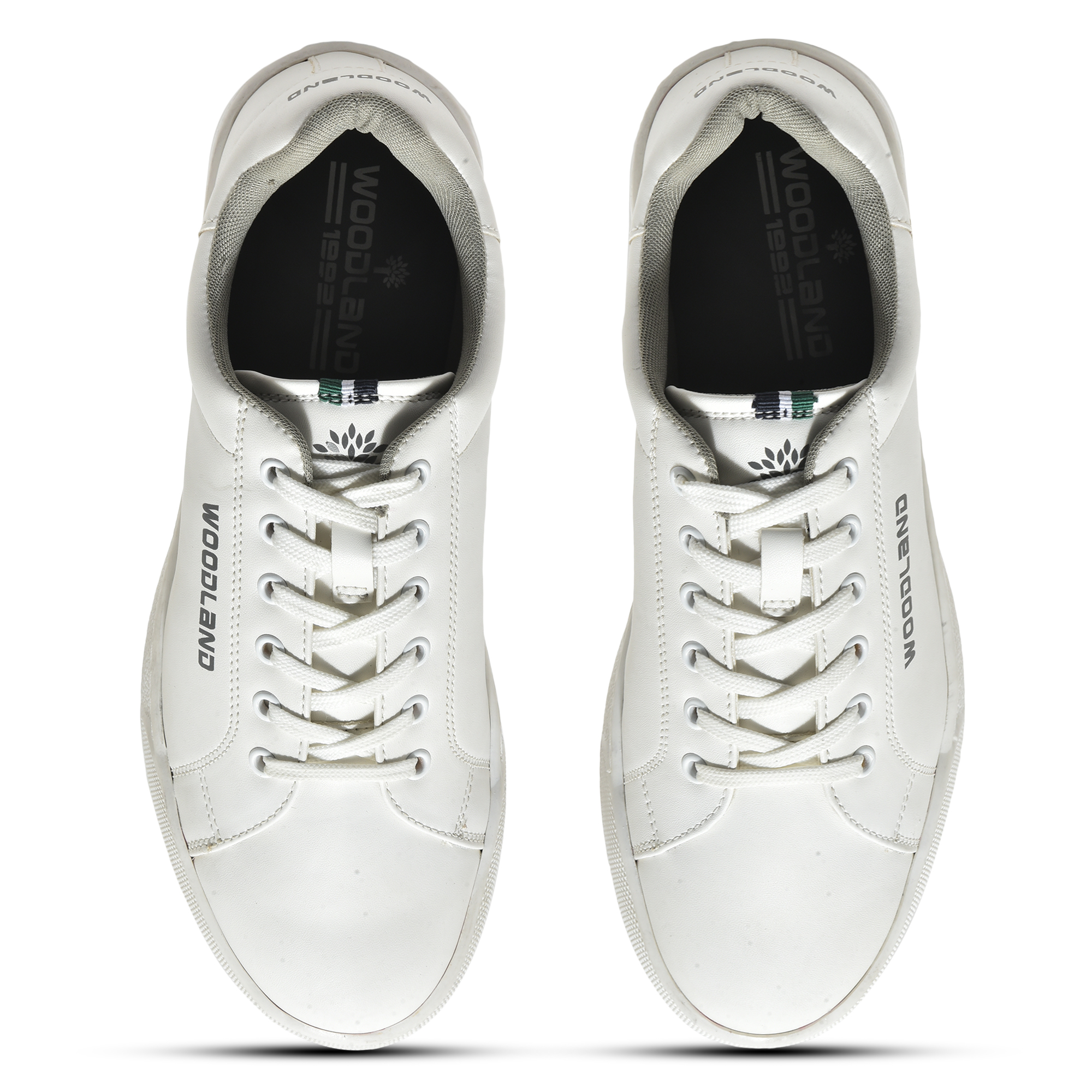 Woodland white 2025 leather shoes