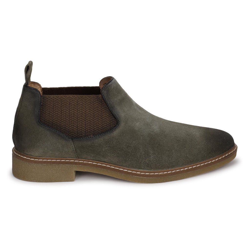 Olive Chelsea Boot for Men