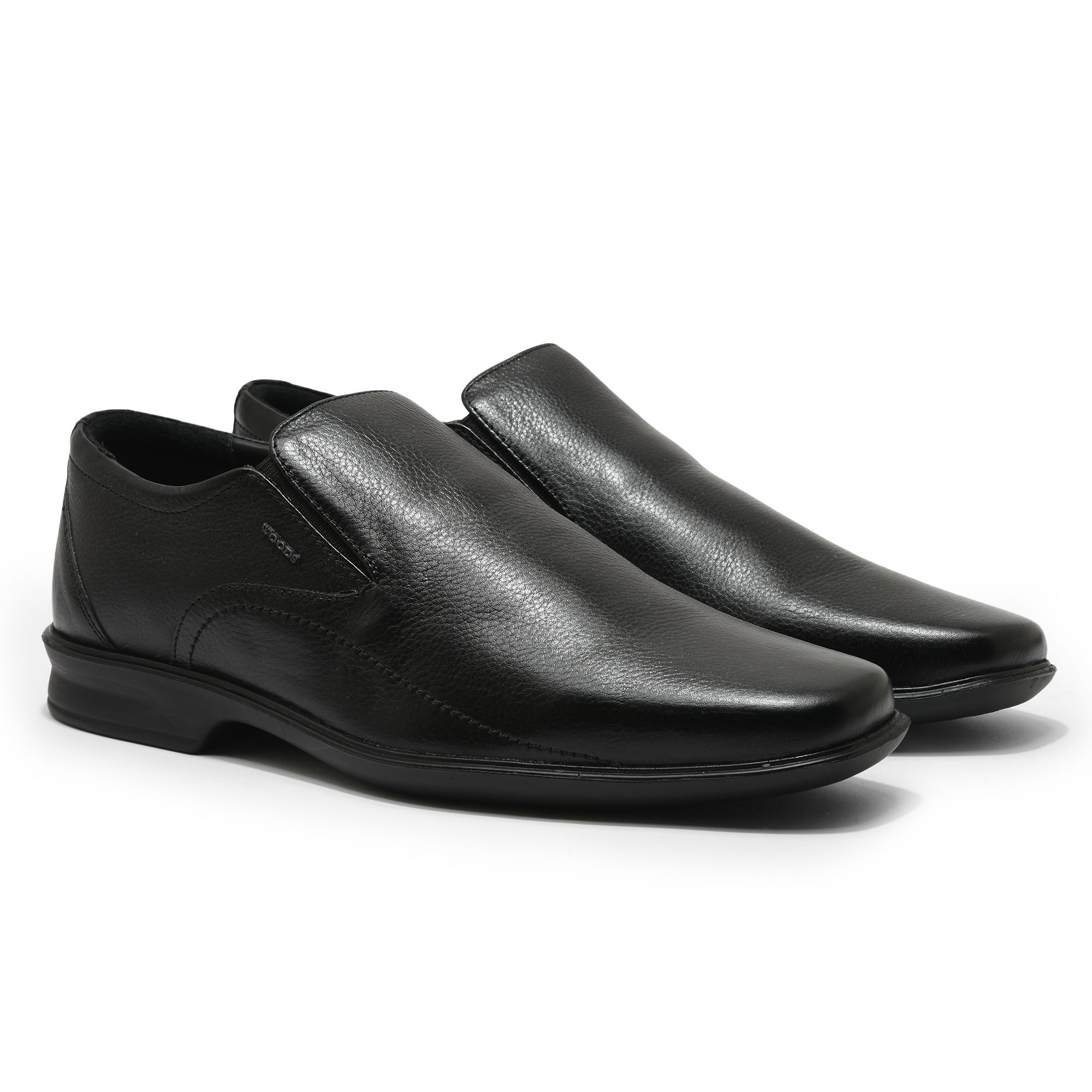 Black formal shoes for men